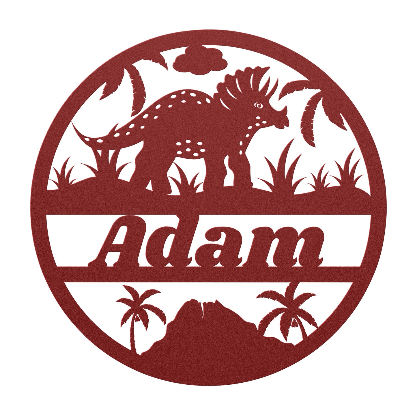 Custom name nursery metal sign