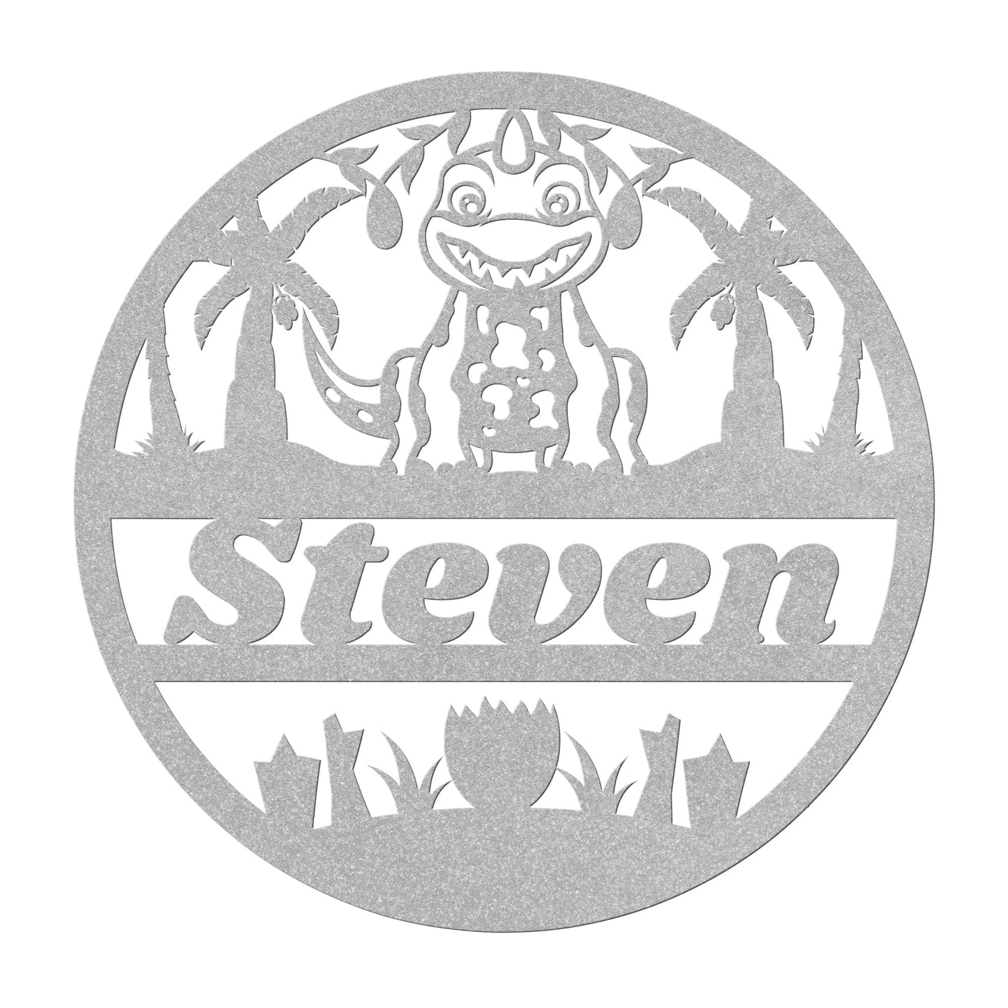 Custom name nursery metal sign