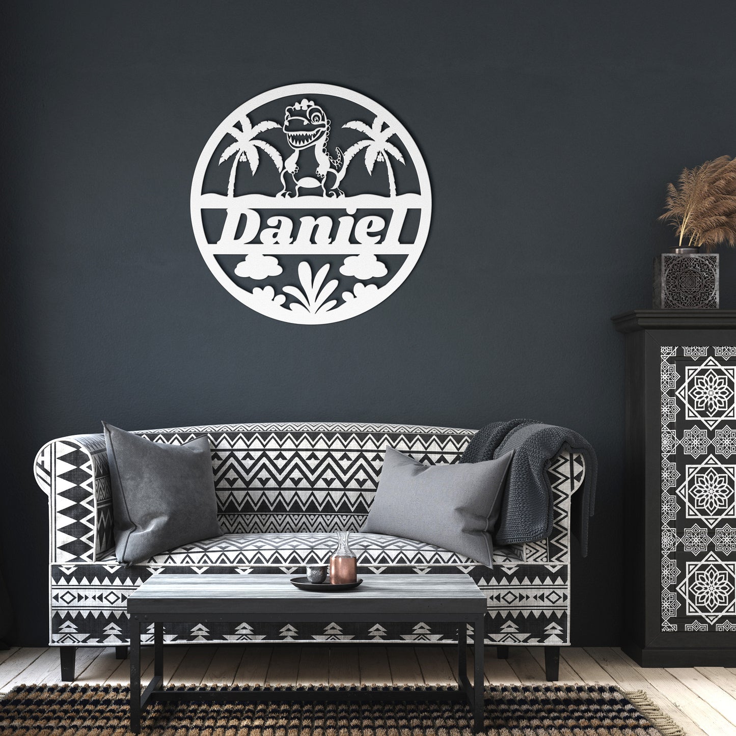 Custom name nursery metal sign