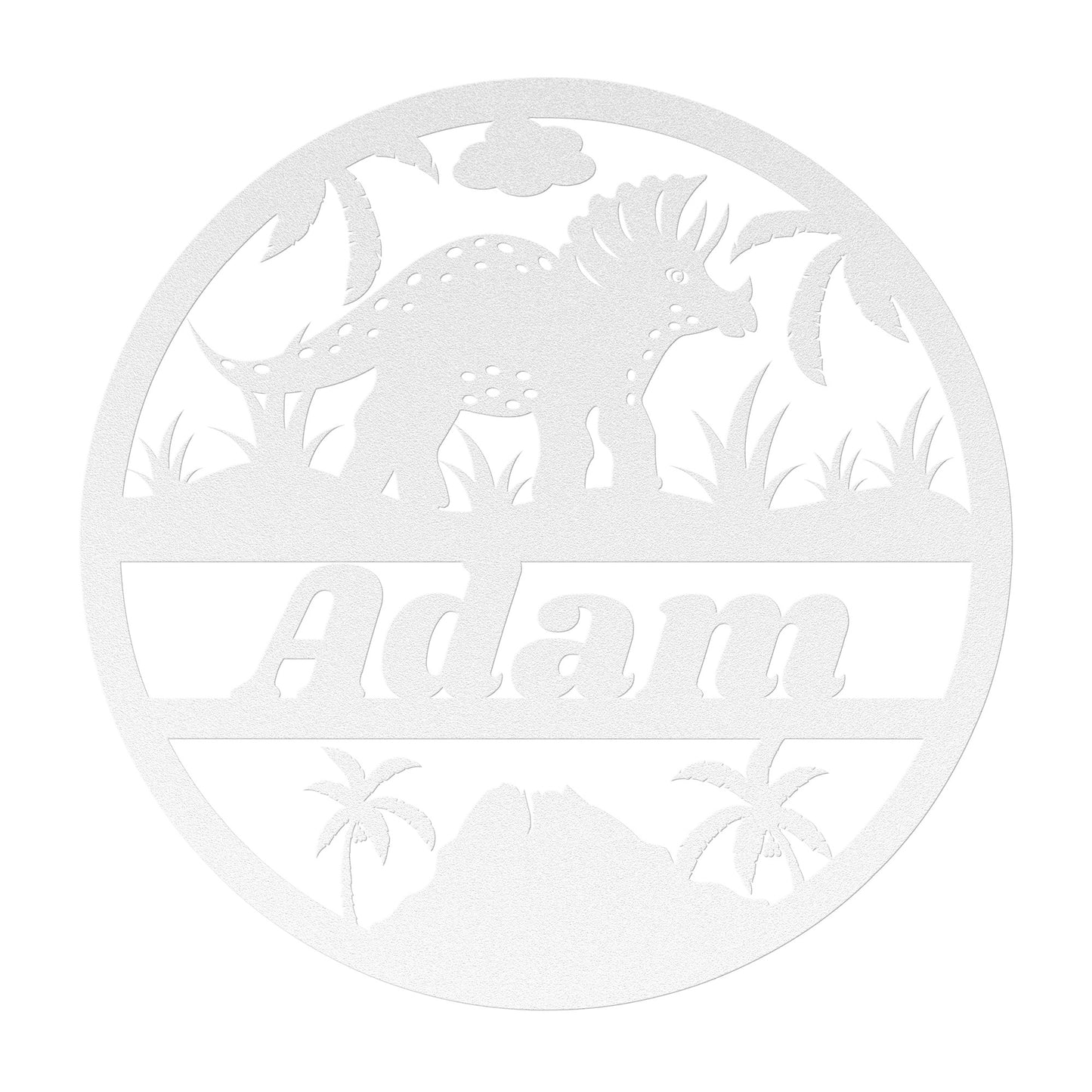 Custom name nursery metal sign