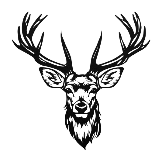 Deer_Head_Buck_Head_Steel_Metal_art_Hun_Black_Transparent_Mockup.png