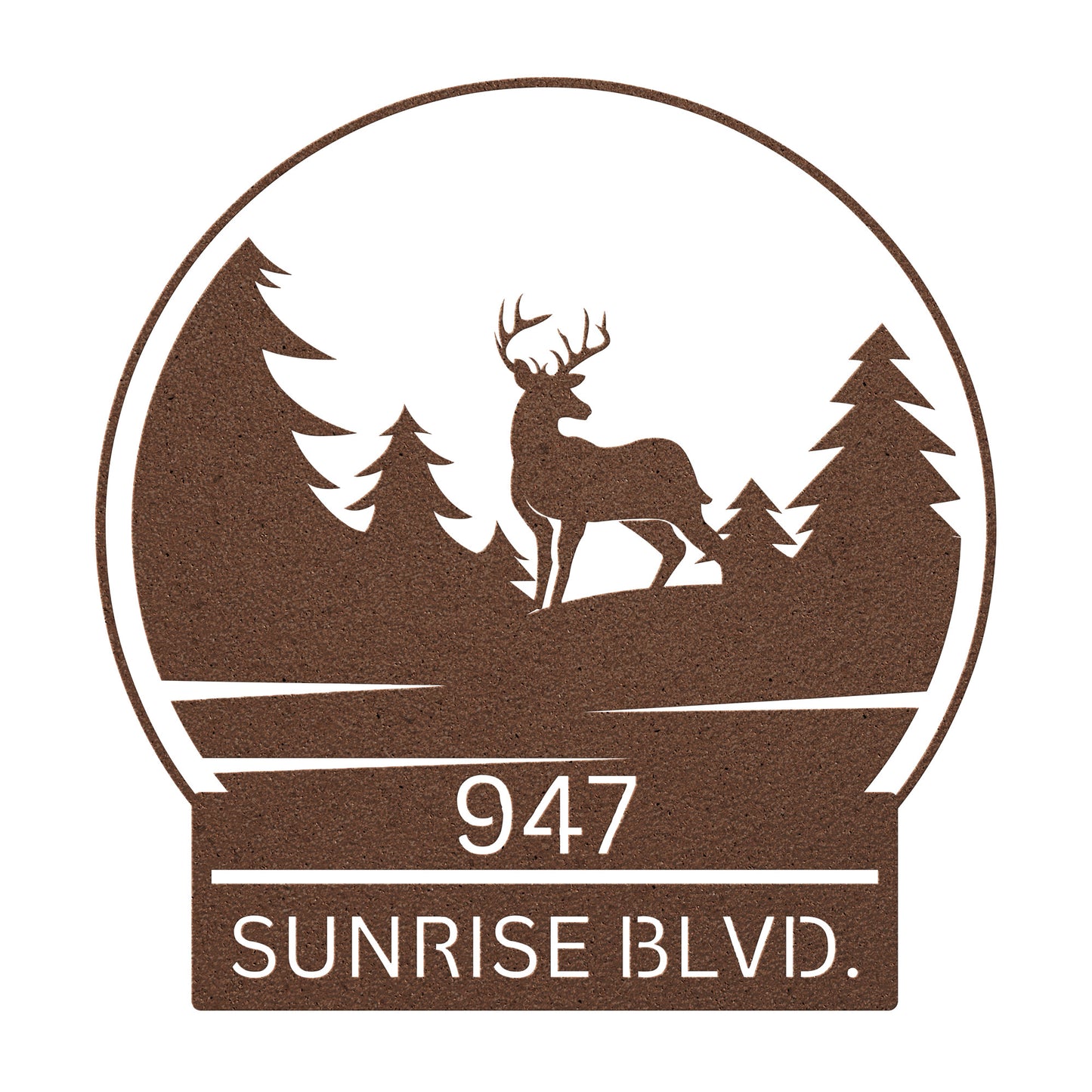 Deer Ranch Family Name Sign, Deer Address Sign, Deer Buck Cabin Sign, Forest Sign, Yard Address sign, Housewarming Gift