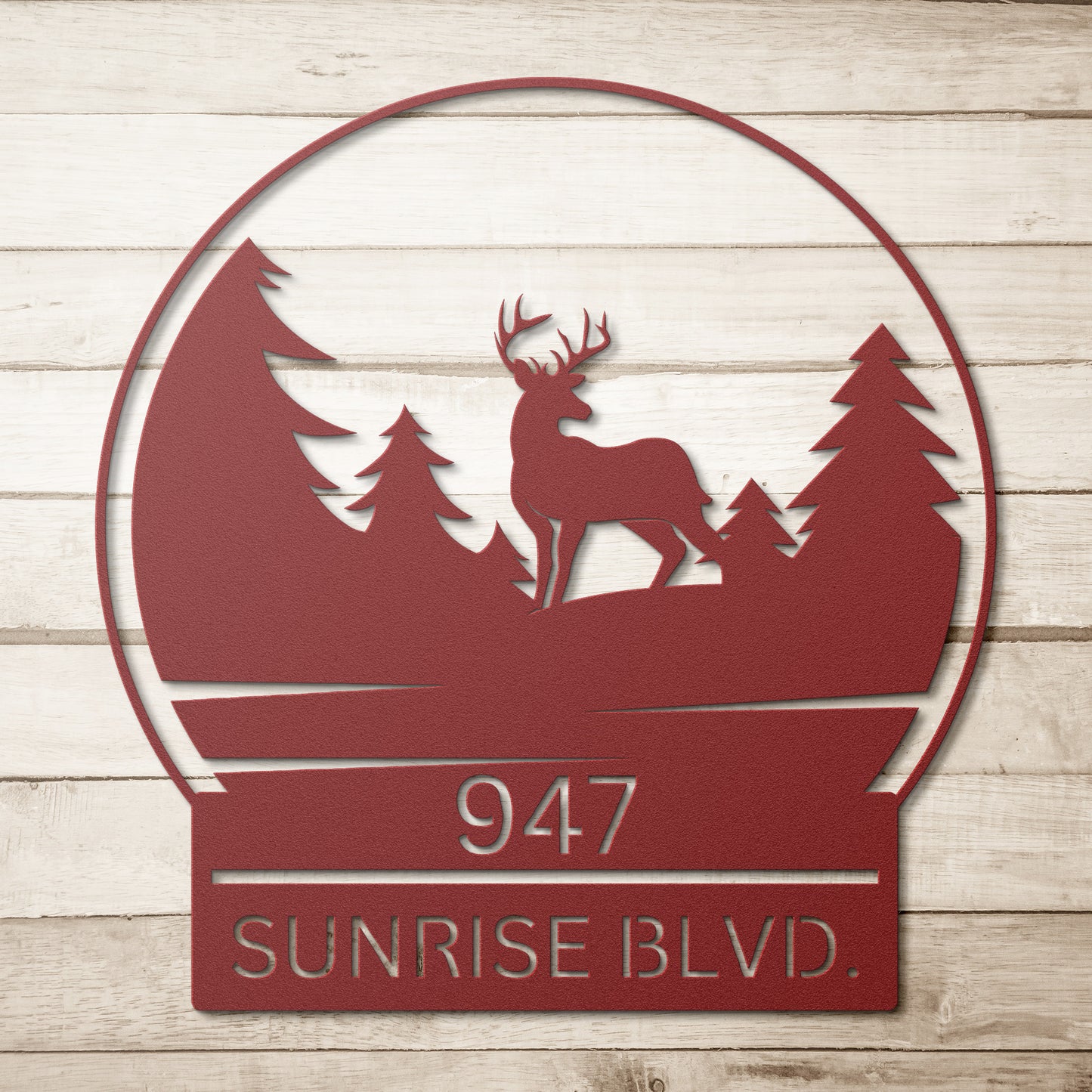 Deer Ranch Family Name Sign, Deer Address Sign, Deer Buck Cabin Sign, Forest Sign, Yard Address sign, Housewarming Gift