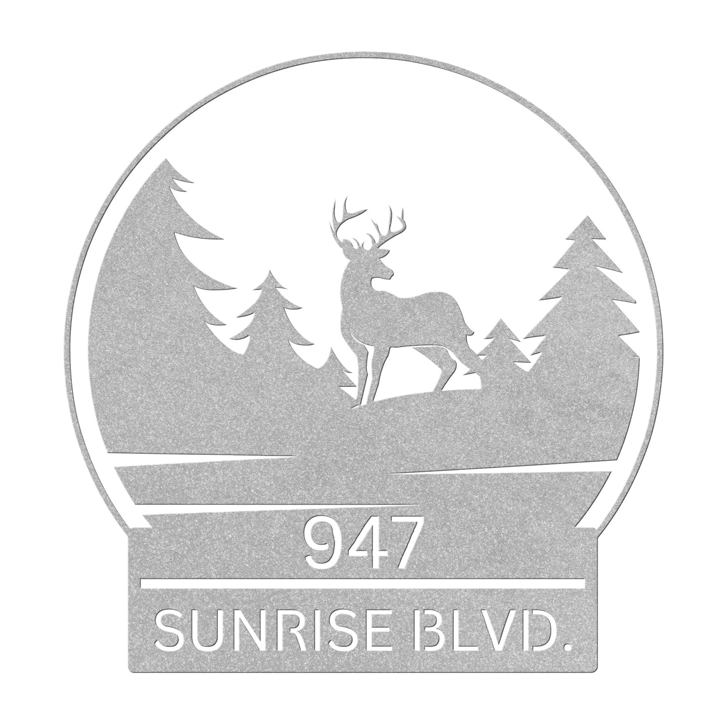 Deer Ranch Family Name Sign, Deer Address Sign, Deer Buck Cabin Sign, Forest Sign, Yard Address sign, Housewarming Gift