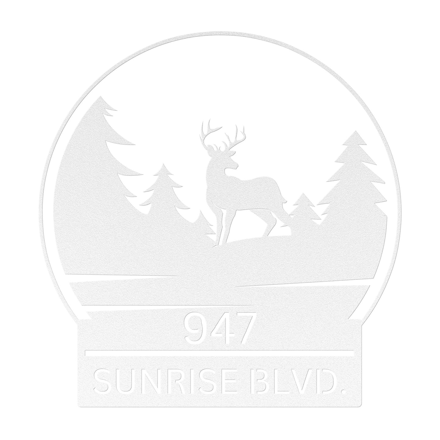 Deer Ranch Family Name Sign, Deer Address Sign, Deer Buck Cabin Sign, Forest Sign, Yard Address sign, Housewarming Gift