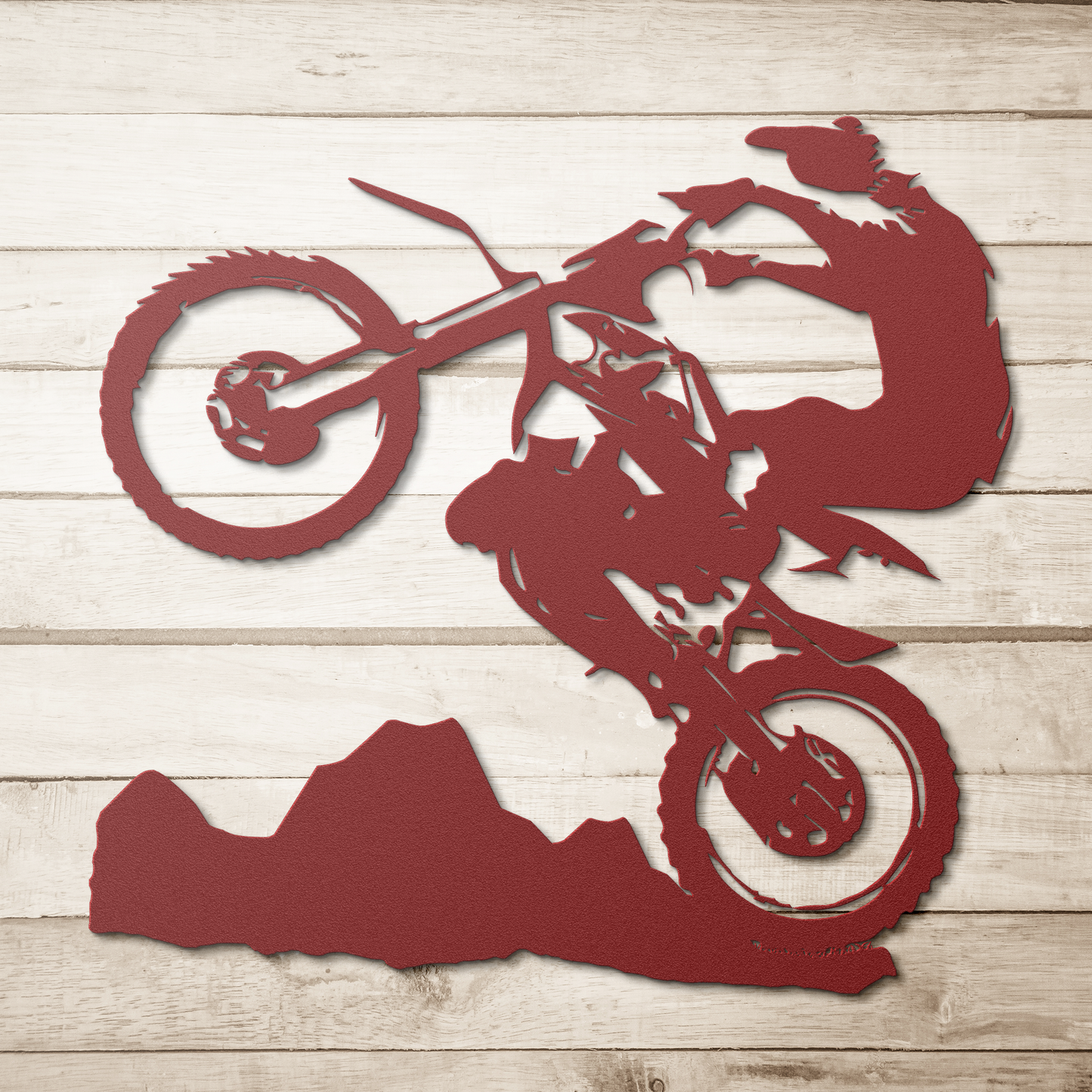 Dirt_Bike_Metal_Wall_Art_Motorcycle_Met_Red_Simple_Wood_BKGD_Mockup.png