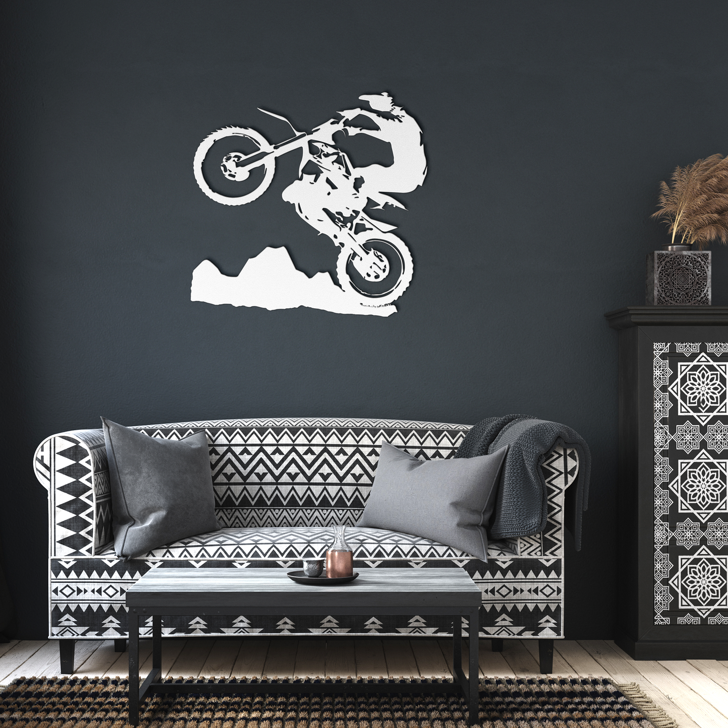 Dirt_Bike_Metal_Wall_Art_Motorcycle_Met_White_Dark_Living_Room_Mockup.png