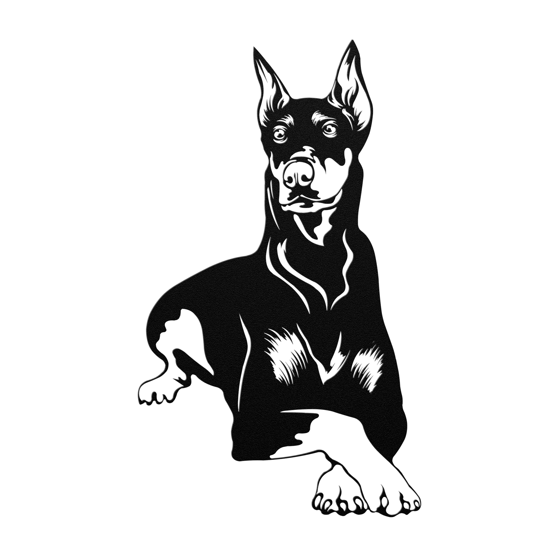 Doberman_Pinscher_Metal_Sign_Doberman_D_Black_Transparent_Mockup.png