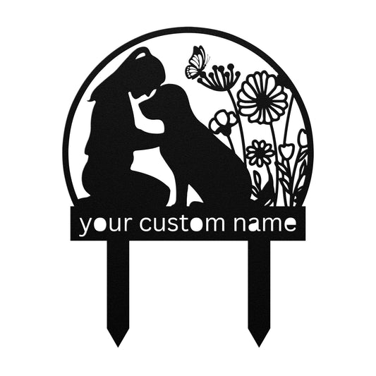 Dog lover yard sign