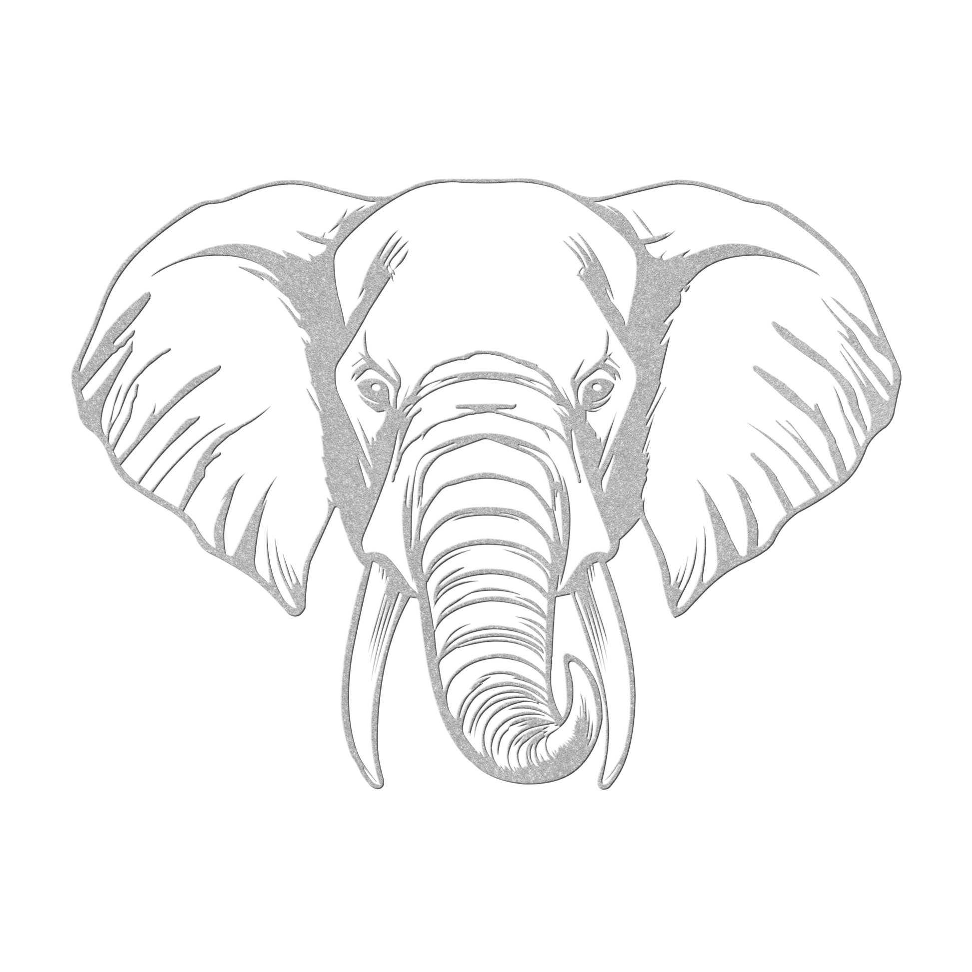 Elephant_Head_Metal_Wall_Art_Wildlife_L_Silver_Transparent_Mockup.png