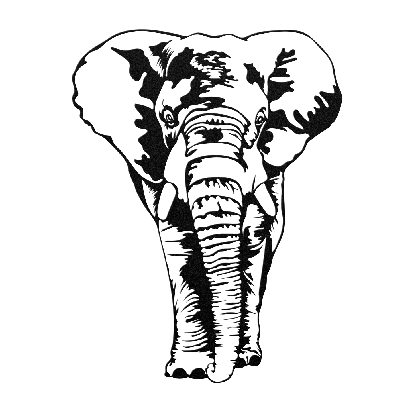 Elephant_Metal_Wall_Art_Wildlife_Lover__Black_Transparent_Mockup.png