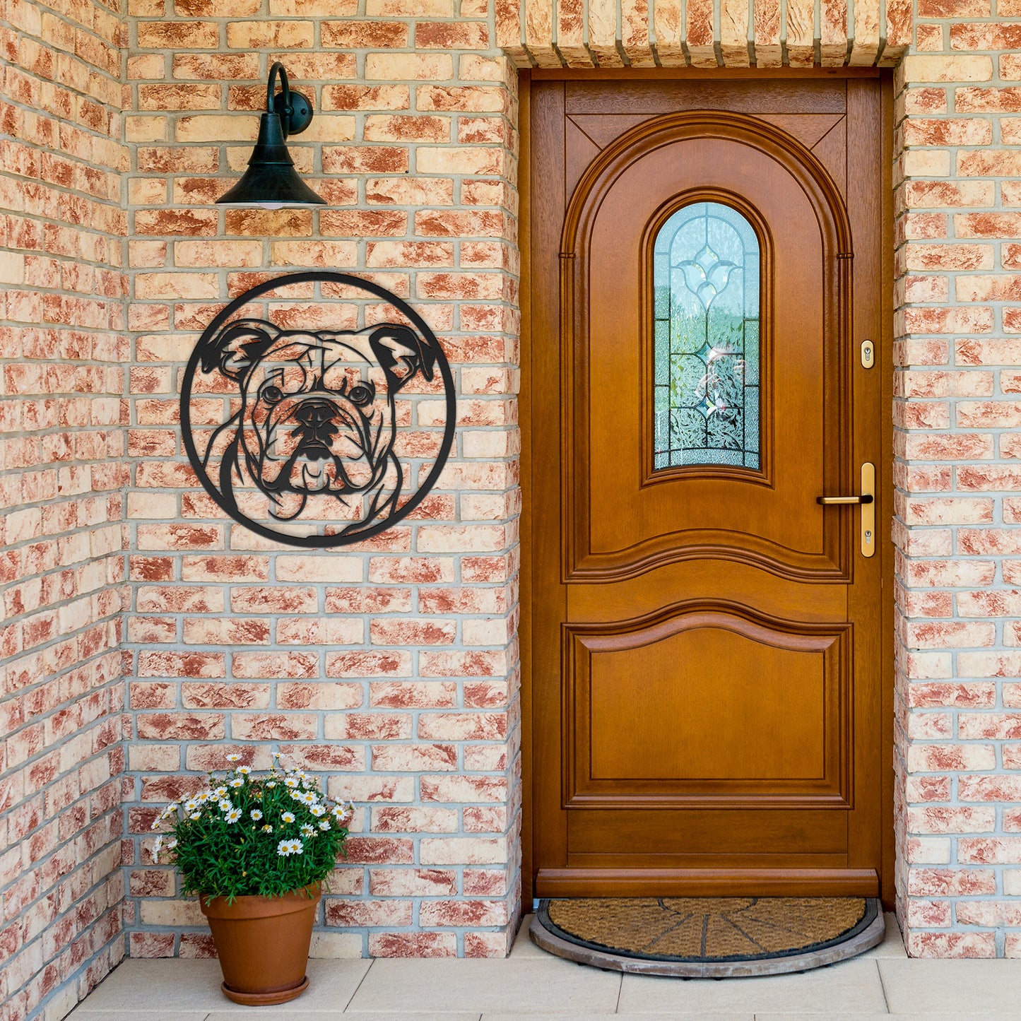 English Bulldog Dog Metal Sign, Gift for Pet Owner, Bulldog Home Decor, English Bulldog Wall Hanging