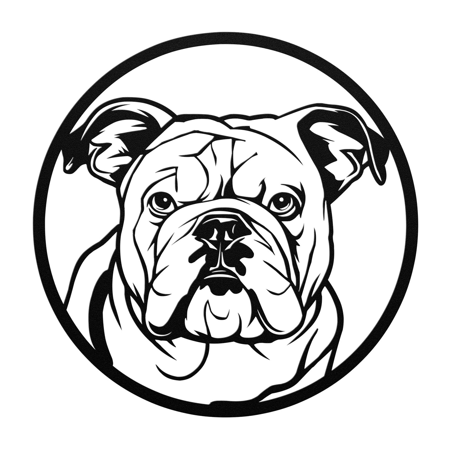 English Bulldog Dog Metal Sign, Gift for Pet Owner, Bulldog Home Decor, English Bulldog Wall Hanging