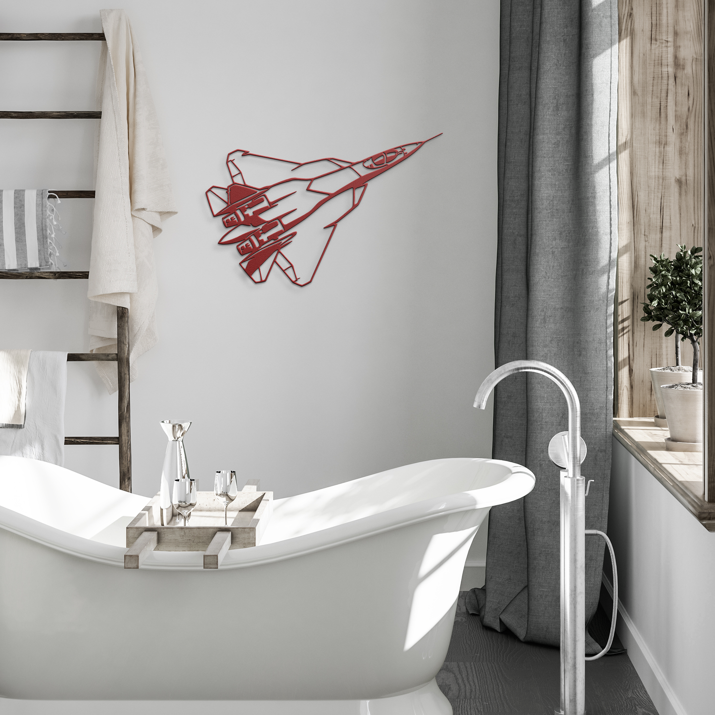 Fighter_Jet_Aircraft_Metal_Wall_Art_Gif_Red_Modern_Bathroom_Mockup.png