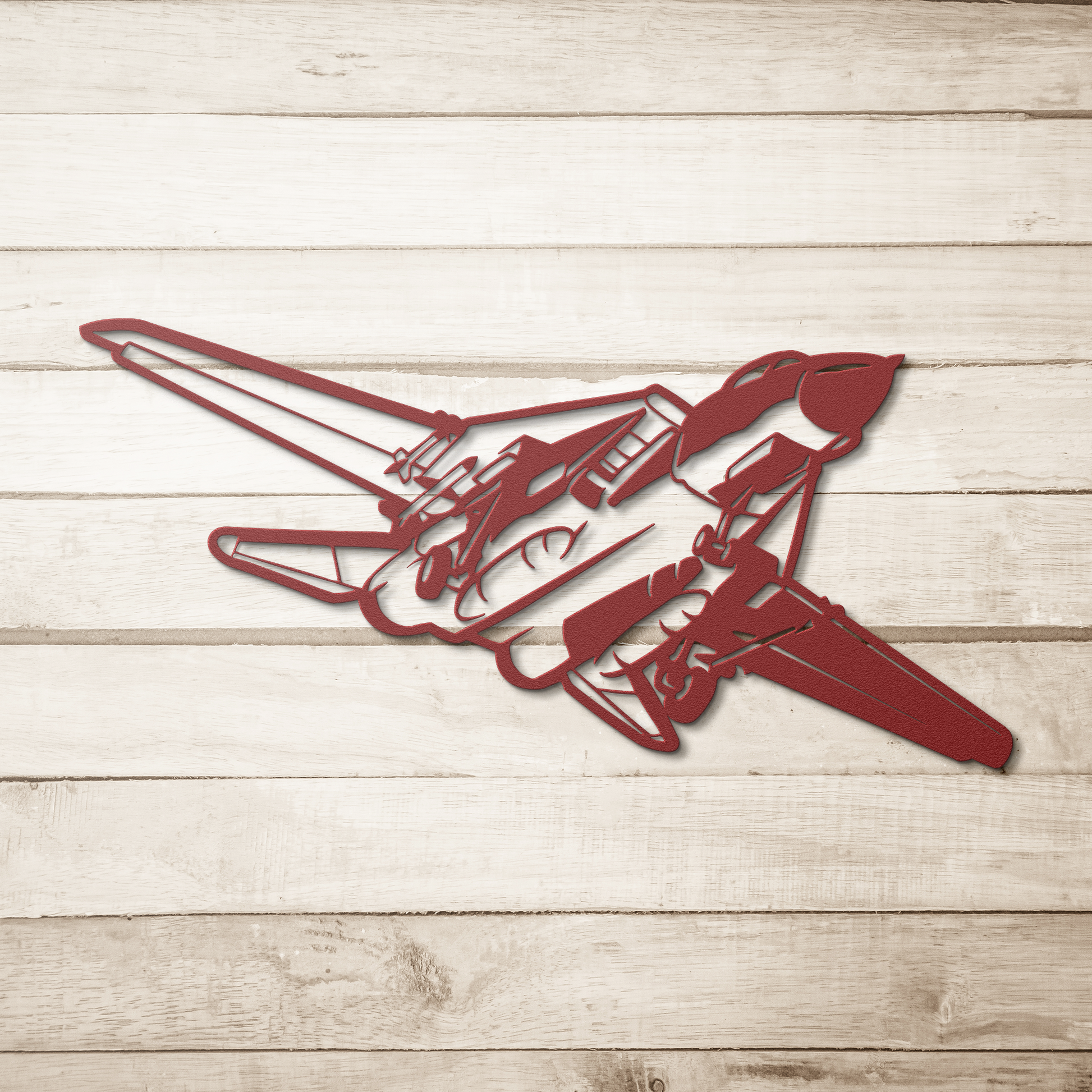 Fighter_Jet_Aircraft_Metal_Wall_Art_Gif_Red_Simple_Wood_BKGD_Mockup.png