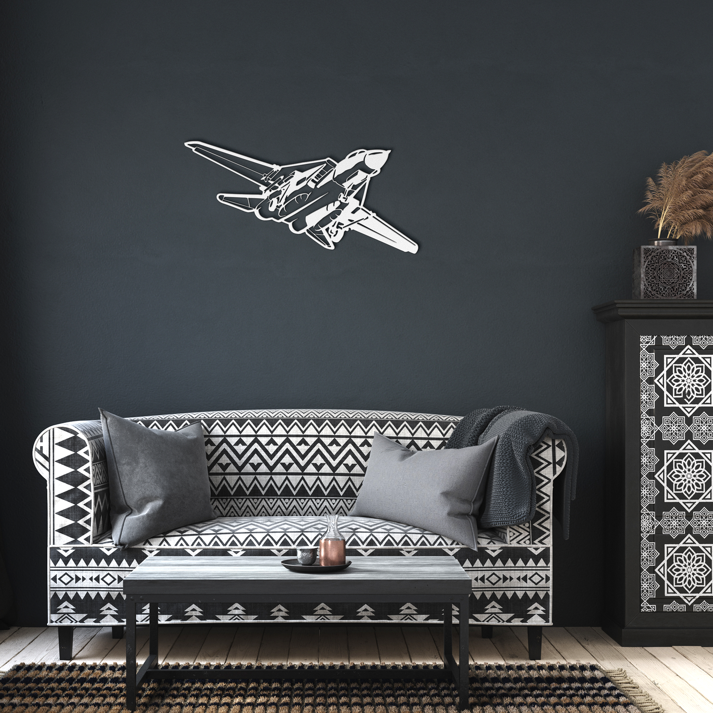 Fighter_Jet_Aircraft_Metal_Wall_Art_Gif_White_Dark_Living_Room_Mockup.png