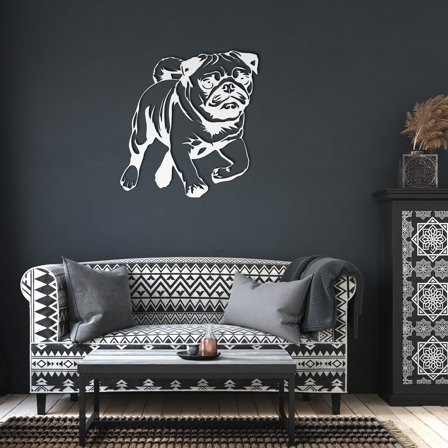 French Bulldog Metal Sign, Frenchie Dog Wall Art, Gift for Pet Owner, Bulldog Home Decor, French Bulldog Wall Hanging