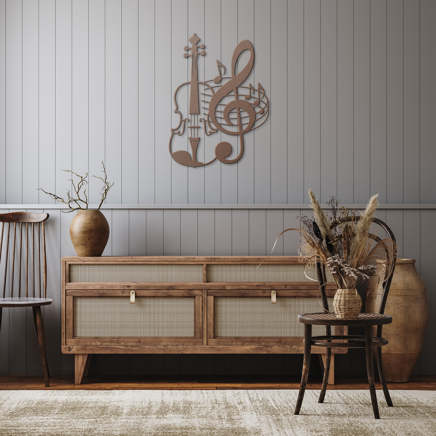 Guitar_Metal_Wall_Decor_Music_Studio_Wa_Copper_Rustic_Hallway_Mockup.png