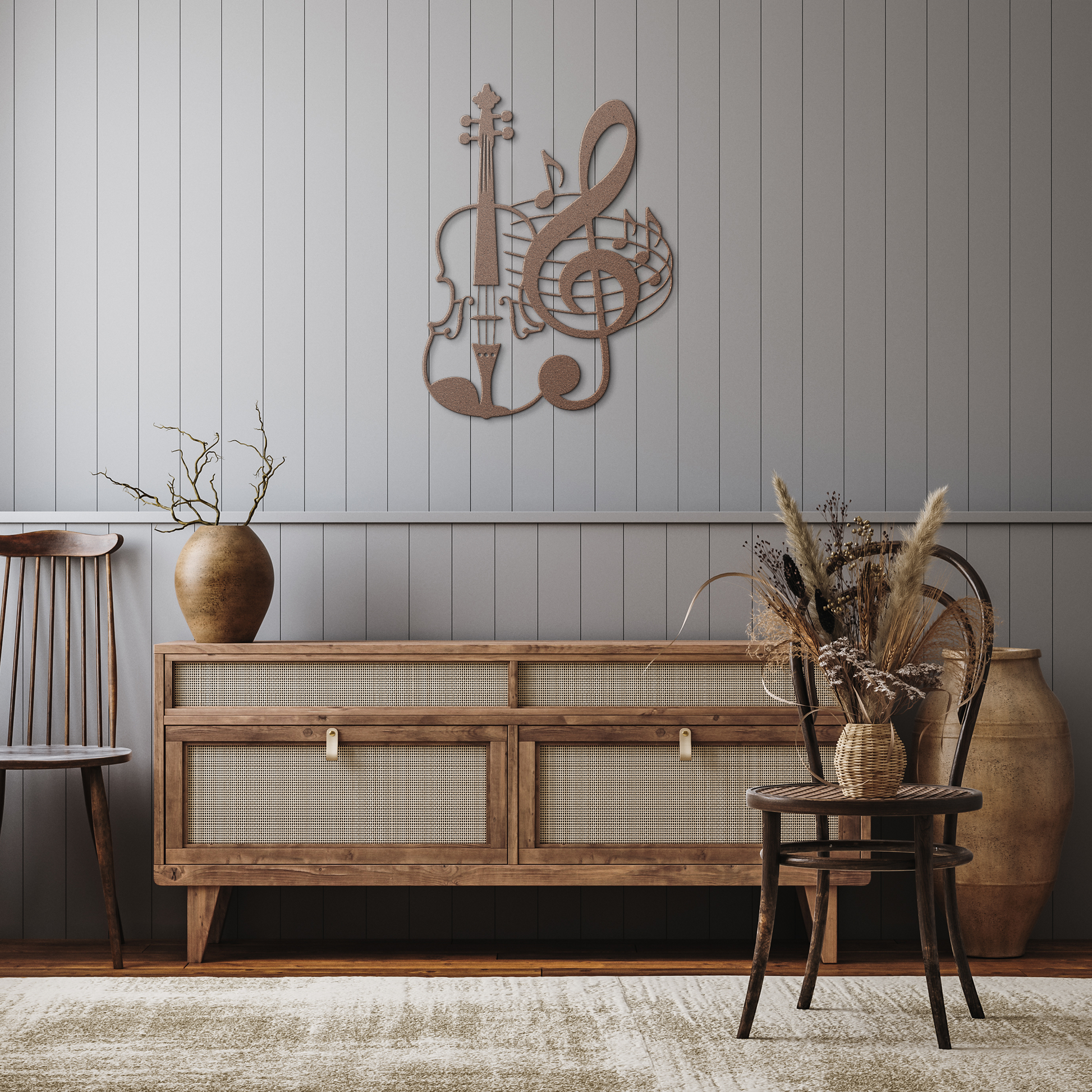 Guitar_Metal_Wall_Decor_Music_Studio_Wa_Copper_Rustic_Hallway_Mockup.png