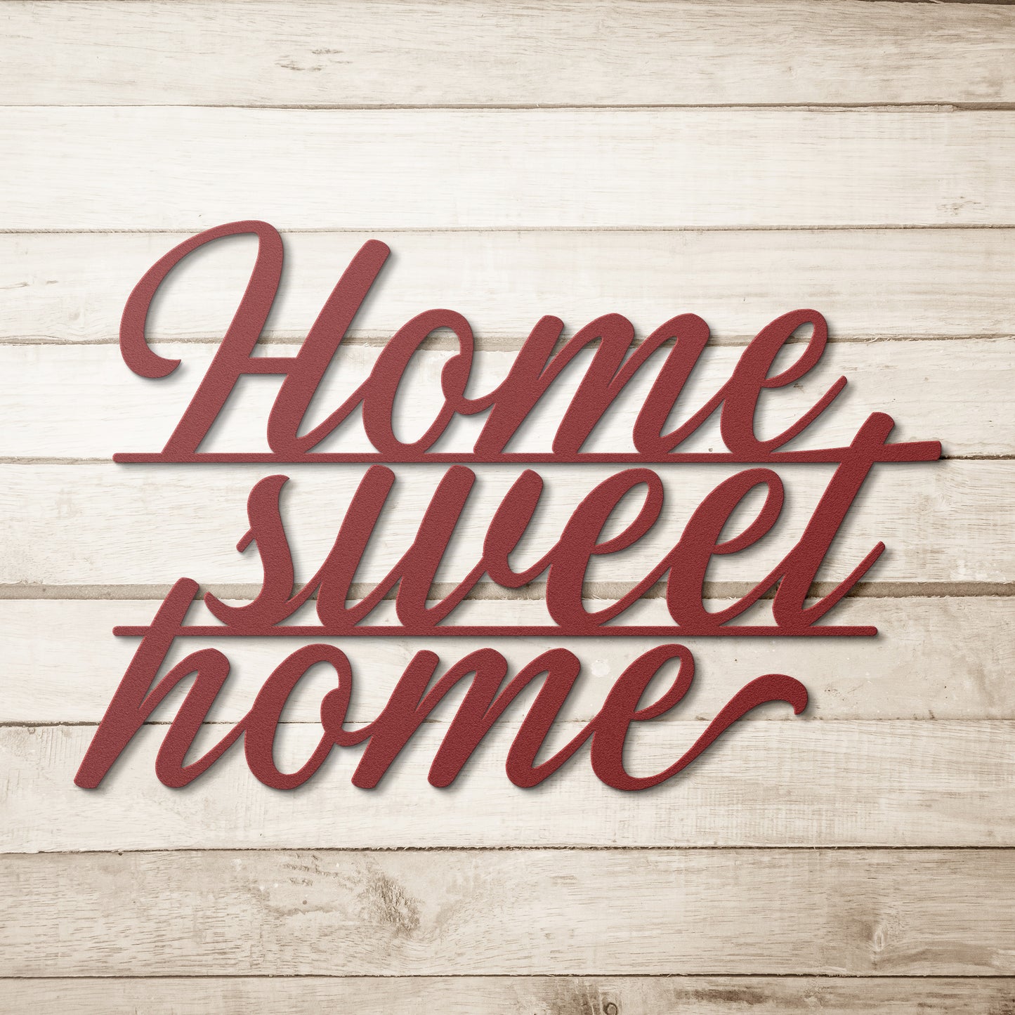 Home Sweet Home Metal Word Art, Metal Words, Metal Wall Art, Housewarming Gift, Rustic Metal Wall Art