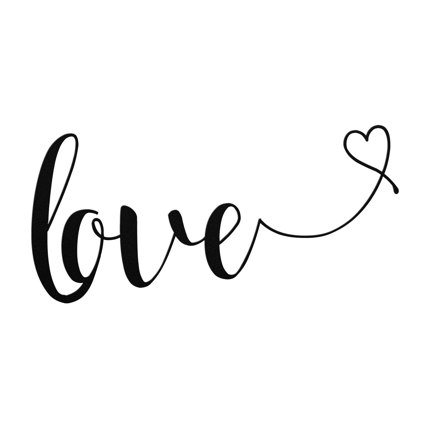 Love Metal Word Art, Metal Words, Christian Sign, Metal Wall Art, Housewarming Gift, Rustic Metal Wall Art