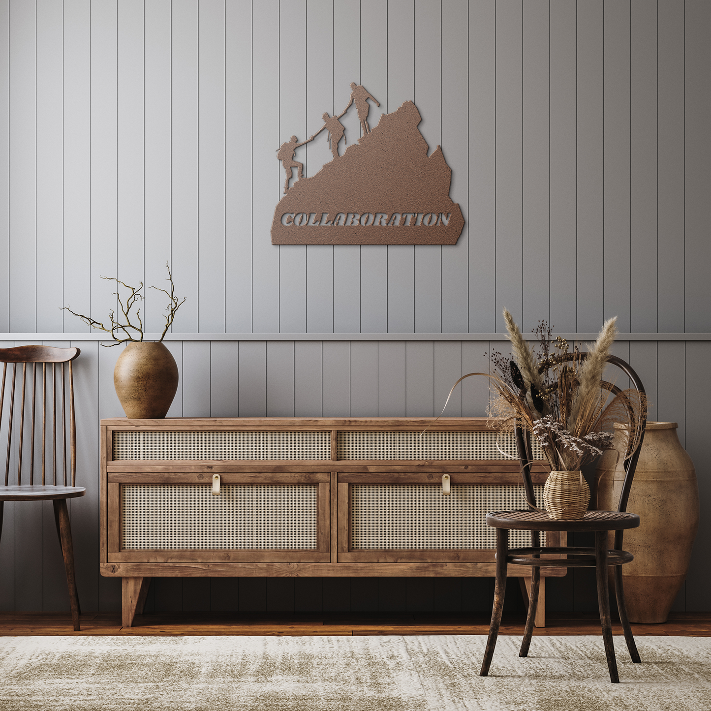 Motivational_Quote_Sign_Workplace_Inspi_Copper_Rustic_Hallway_Mockup.png