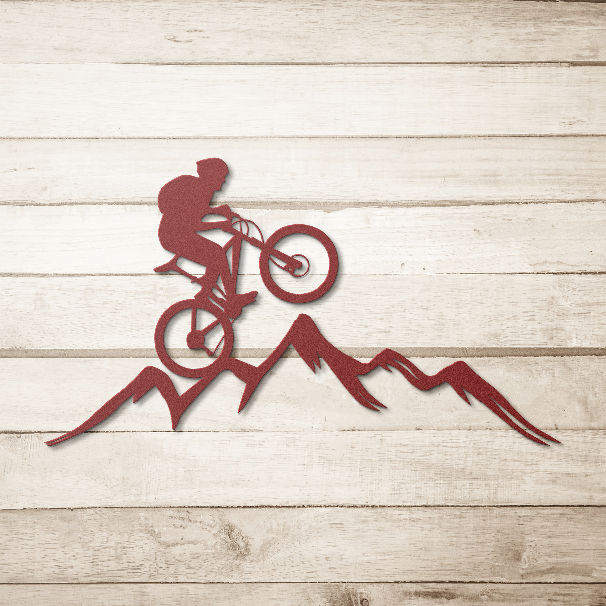 Mountain_Biker_Wall_Art_Bicycle_Lover_G_Red_Simple_Wood_BKGD_Mockup.png