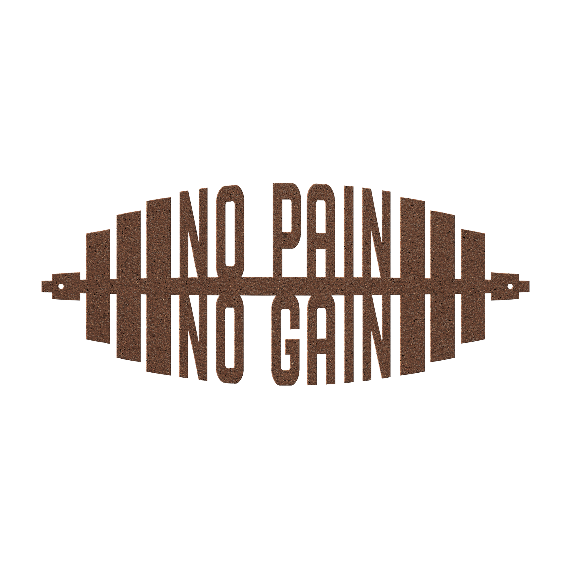 No_Pain_No_Gain_Gym_Sign_Motivational_G_Copper_Transparent_Mockup.png