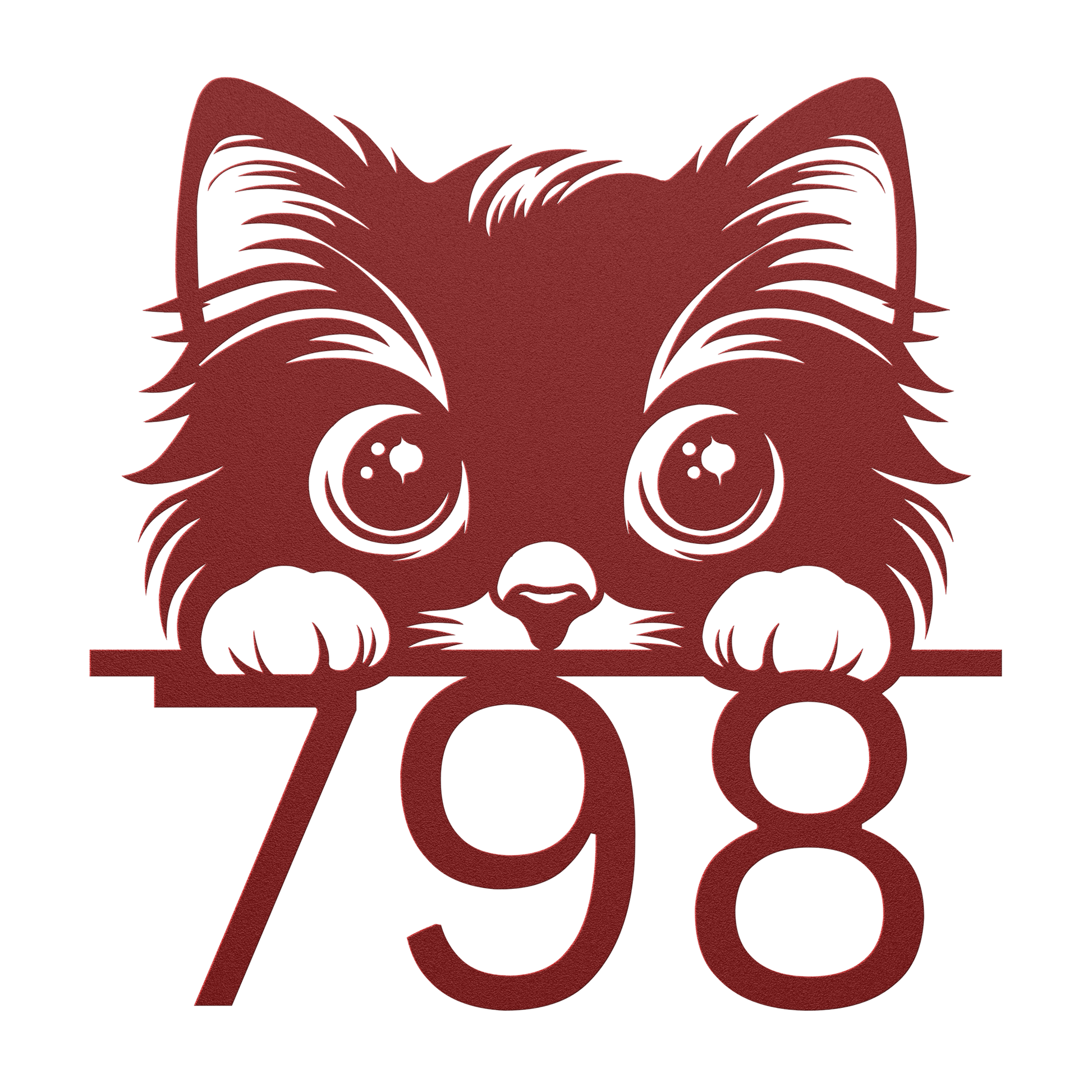 Peeking_Cat_Front_Door_Address_Metal_Sig_Red_Transparent_Mockup.png