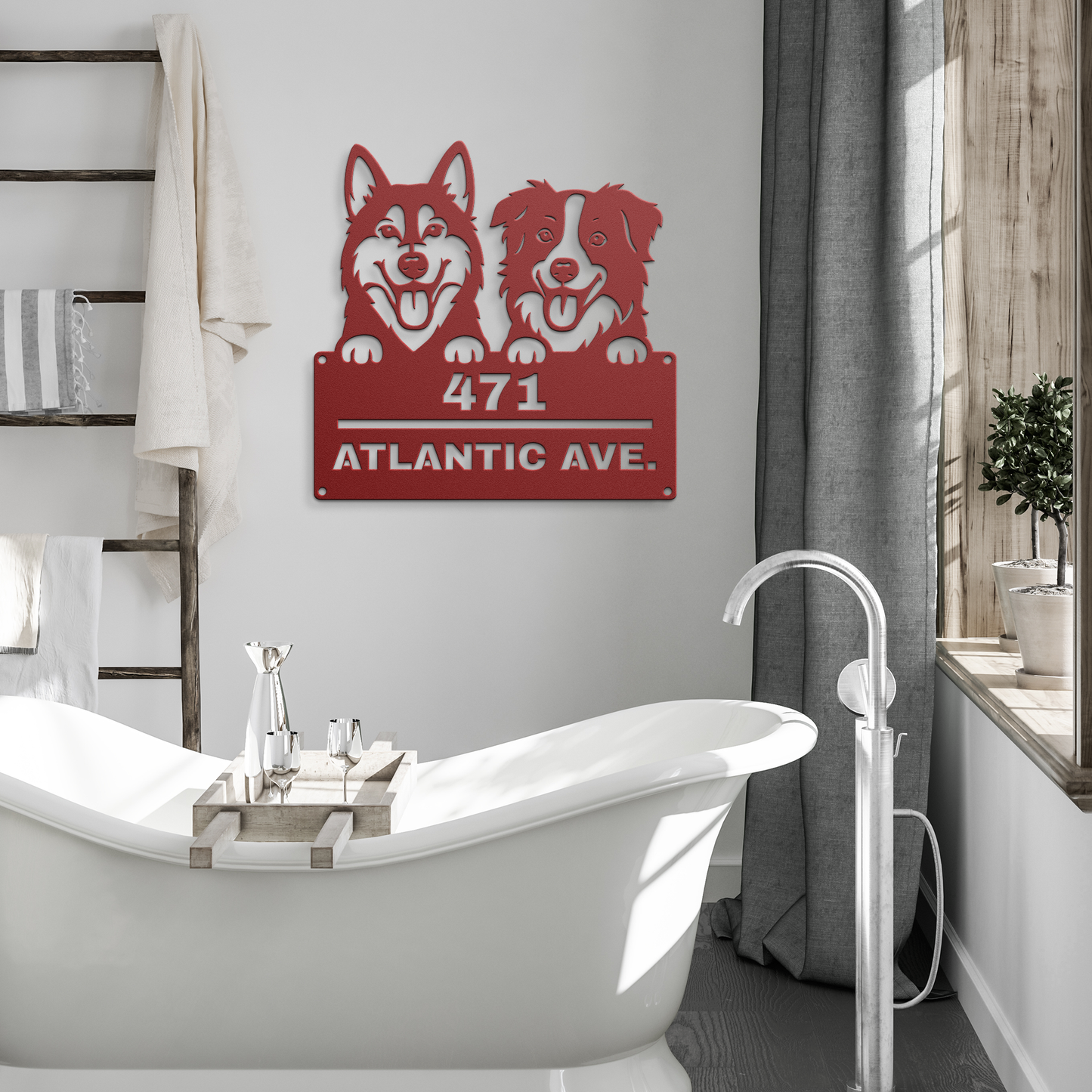 Peeking_Dog_Metal_Address_Sign_Red_Modern_Bathroom_Mockup.png_15677863