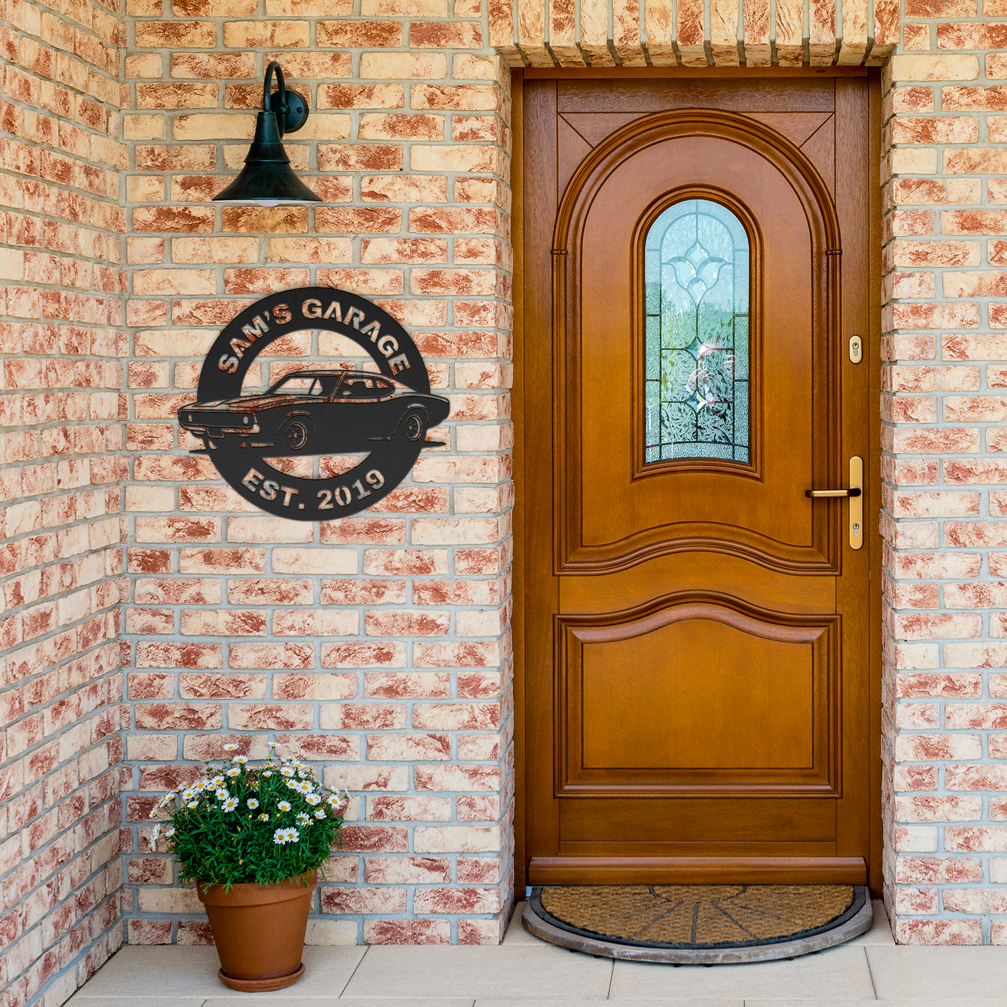 Personalized_Car_Garage_Metal_Sign_Black_Brick_Entrance_Mockup.png_15677933