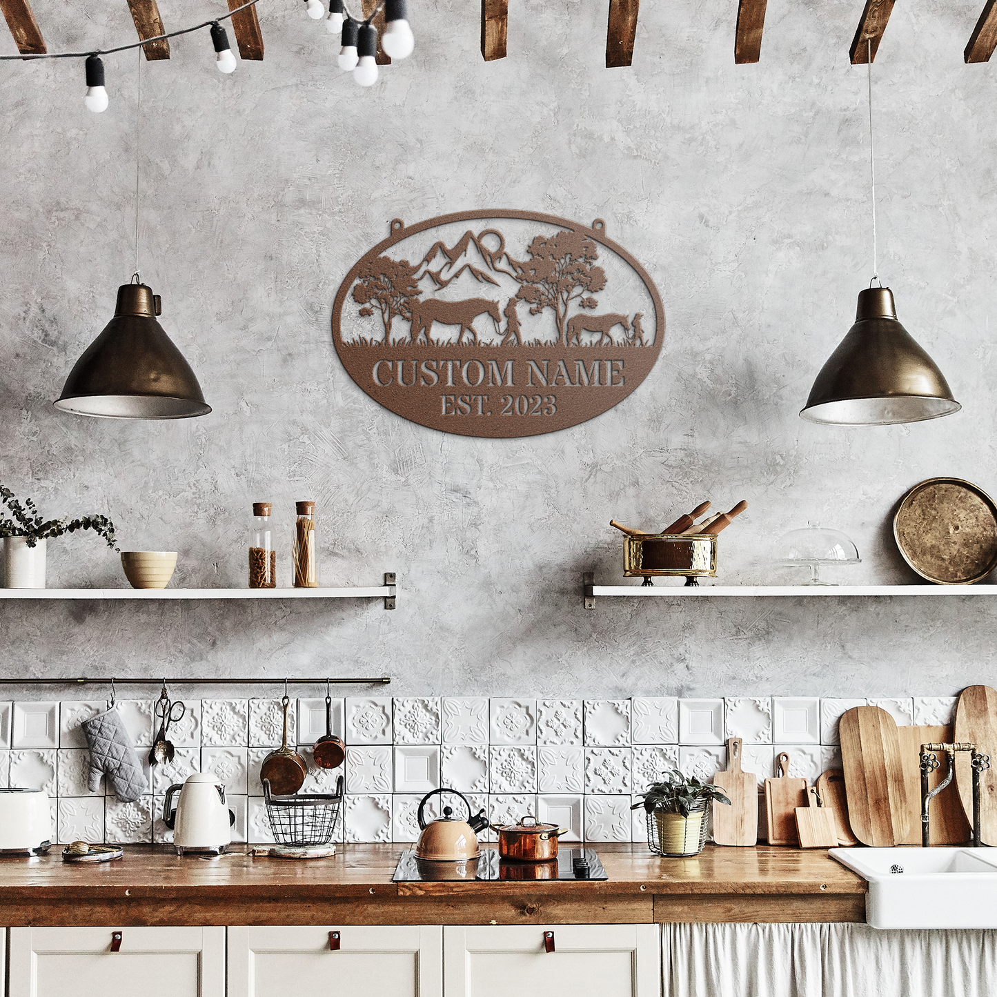 Personalized_Cowboy_Metal_Sign_Cowboy_M_Copper_Rustic_Kitchen_Mockup.png