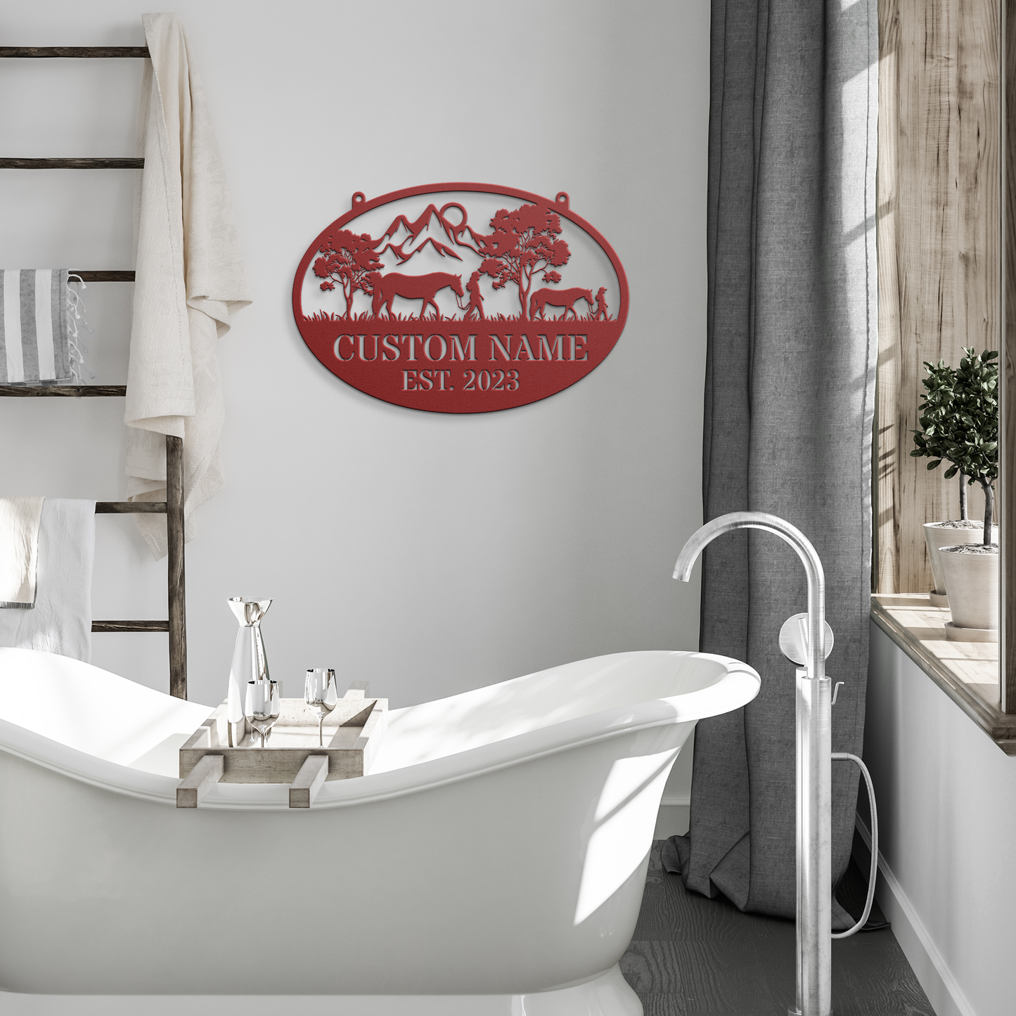Personalized_Cowboy_Metal_Sign_Cowboy_M_Red_Modern_Bathroom_Mockup.png