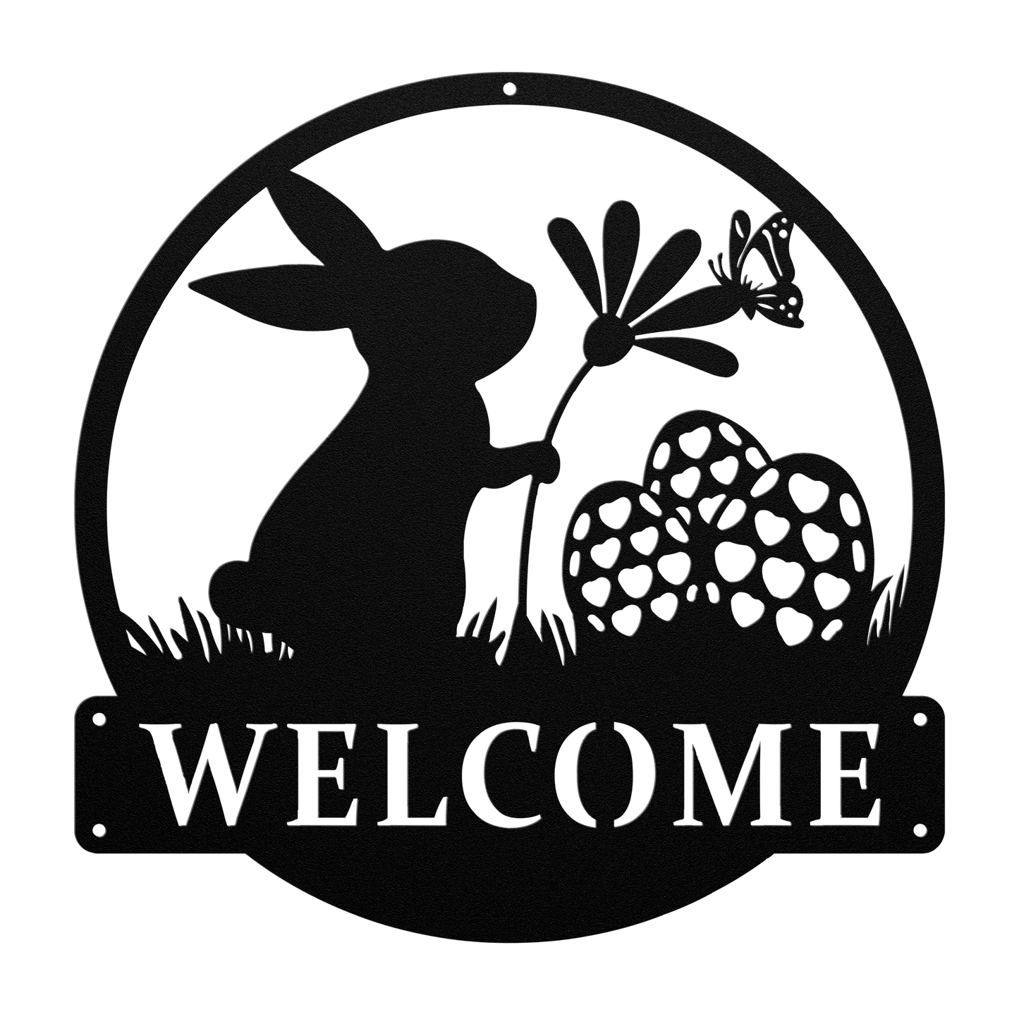 Personalized_Easter_Bunny_Metal_Sign_Ea_Black_Transparent_Mockup.png