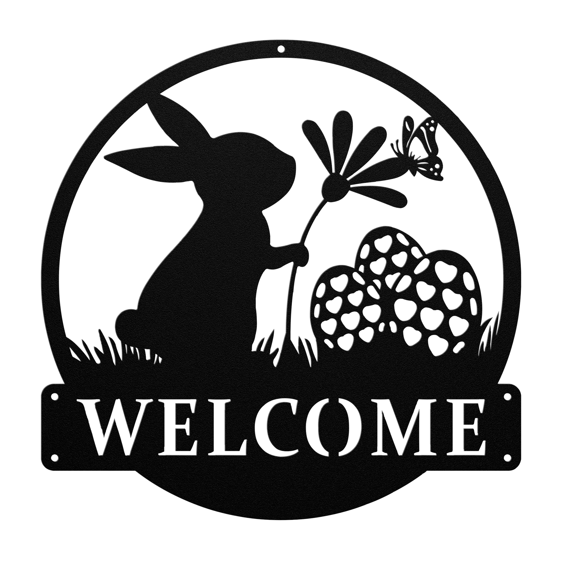 Personalized_Easter_Bunny_Metal_Sign_Ea_Black_Transparent_Mockup.png