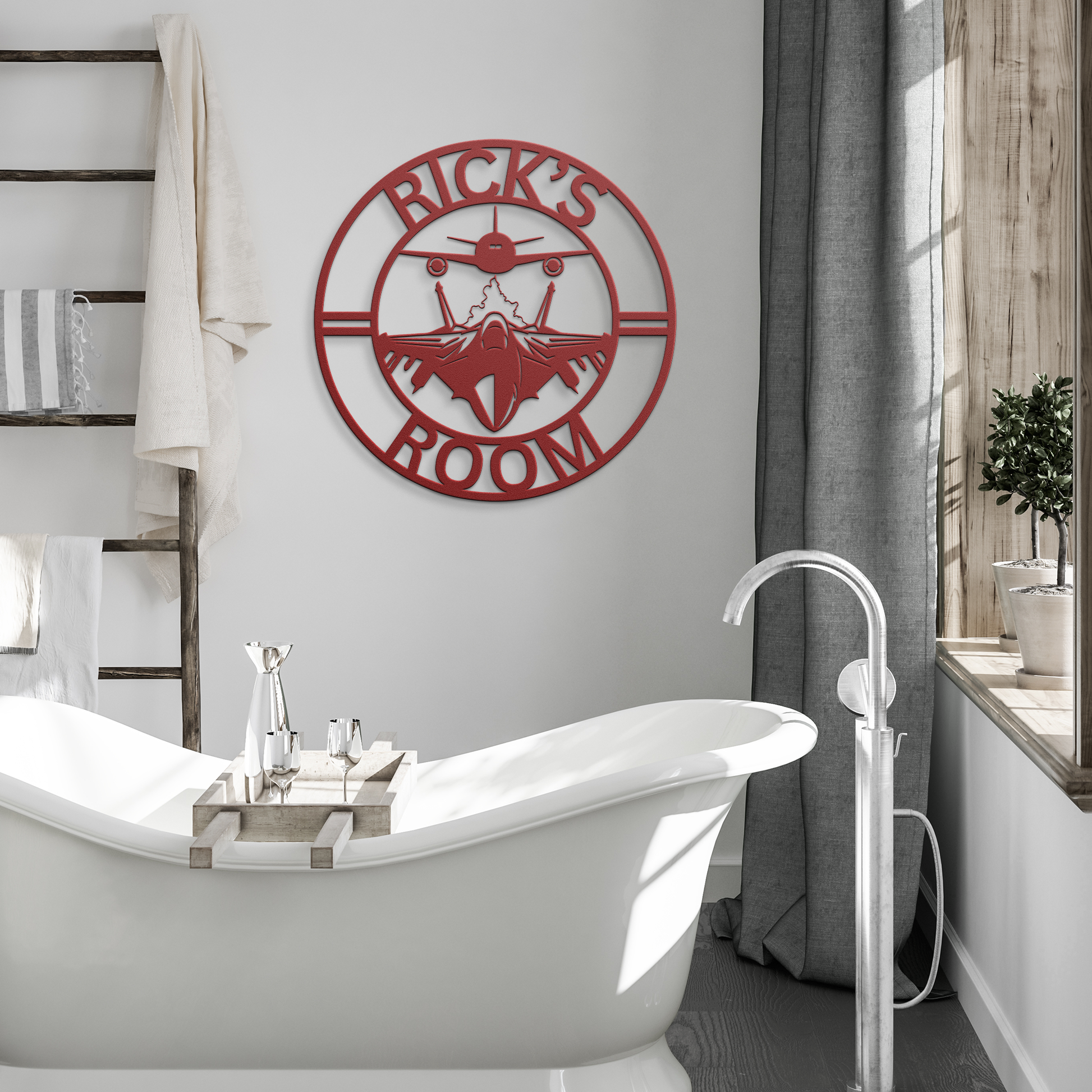 Personalized_Fighter_Jets_Name_Sign_Avi_Red_Modern_Bathroom_Mockup.png