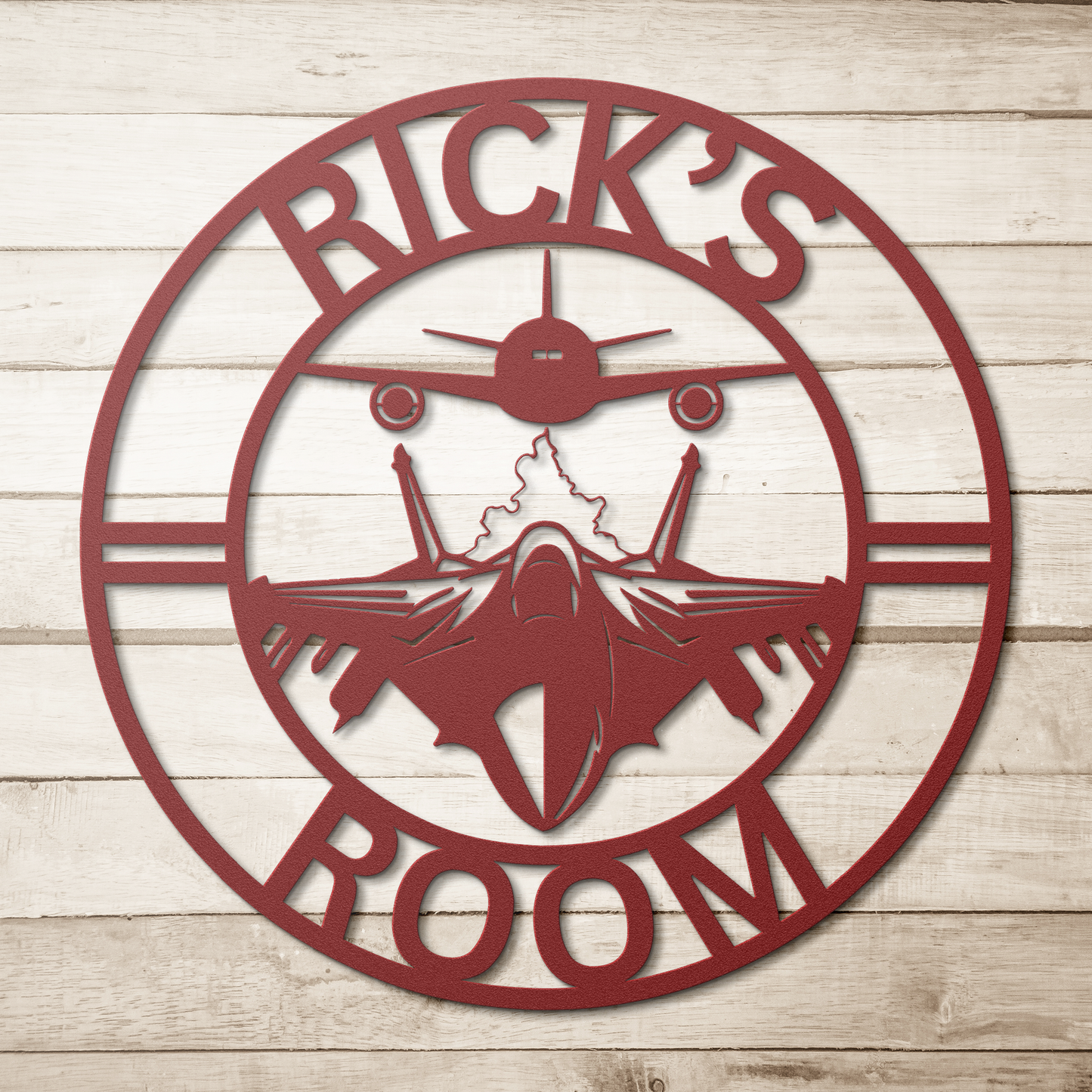 Personalized_Fighter_Jets_Name_Sign_Avi_Red_Simple_Wood_BKGD_Mockup.png