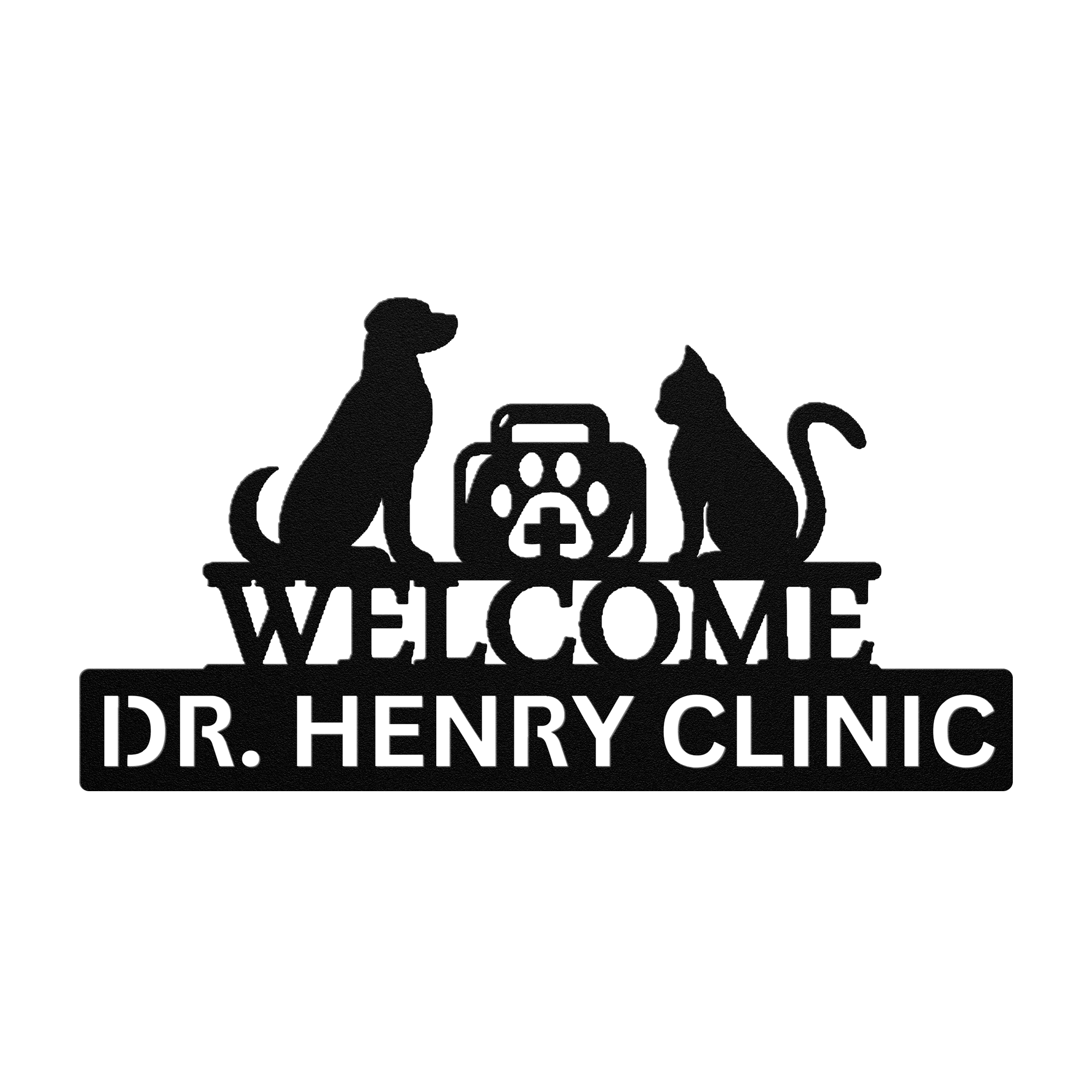 Personalized Metal Vet Sign, Custom Veterinary Sign, Veterinarian Doct ...