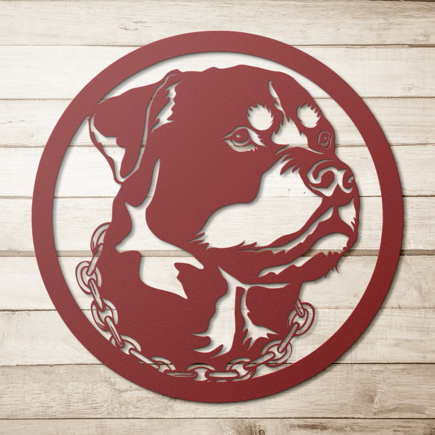 Rotweiler Dog Silhouette Metal Sign, Gift for Dog Lovers, metal wall art home decor