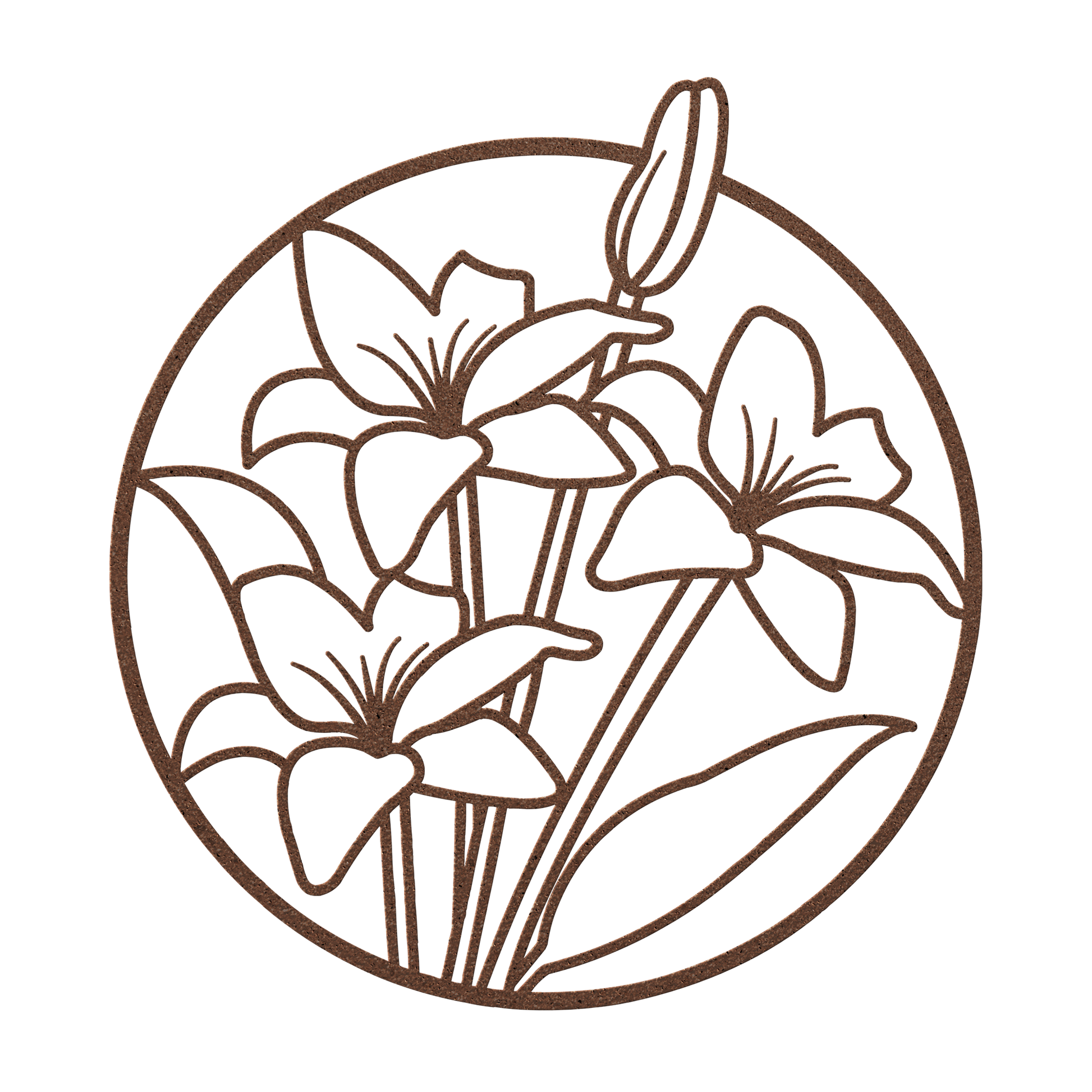 Round_Floral_Metal_Sign_Flower_Theme_Ga_Copper_Transparent_Mockup.png