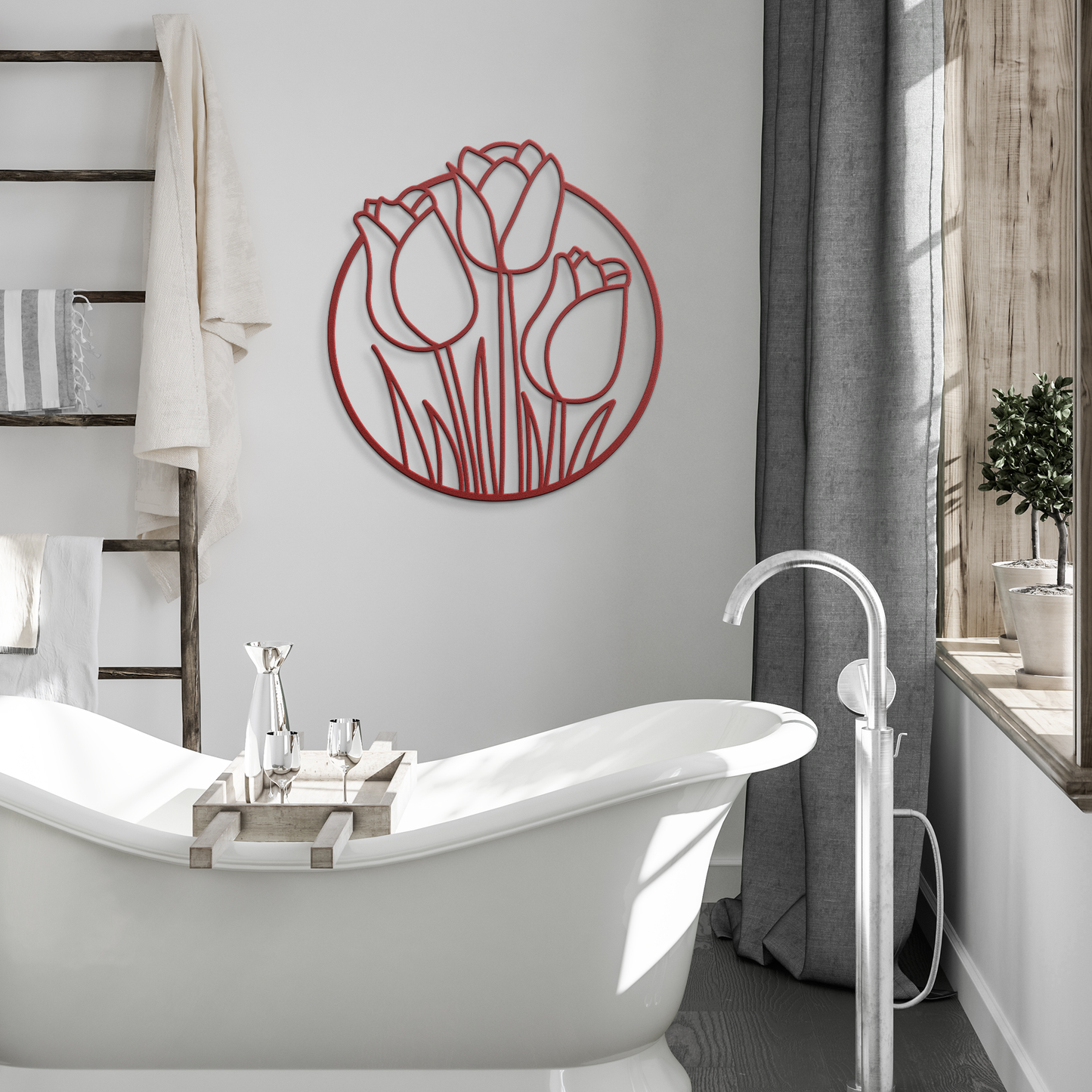 Round_Tulip_Metal_Sign_Flower_Theme_Gar_Red_Modern_Bathroom_Mockup.png