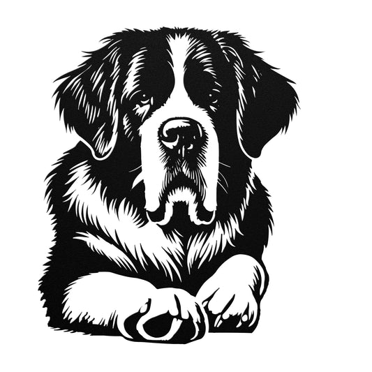 St. Bernard Dog Metal Sign, Gift For St Bernard Dog Owner, Perfect gift for dog lovers, Decoration For Room