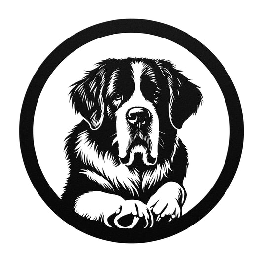 St. Bernard Dog Metal Sign, Gift For St Bernard Dog Owner, Perfect gift for dog lovers, Decoration For Room