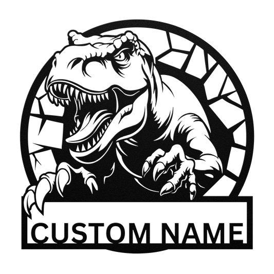 T-Rex_Dinasaur_Personalized_Name_Sign_C_Black_Transparent_Mockup.png