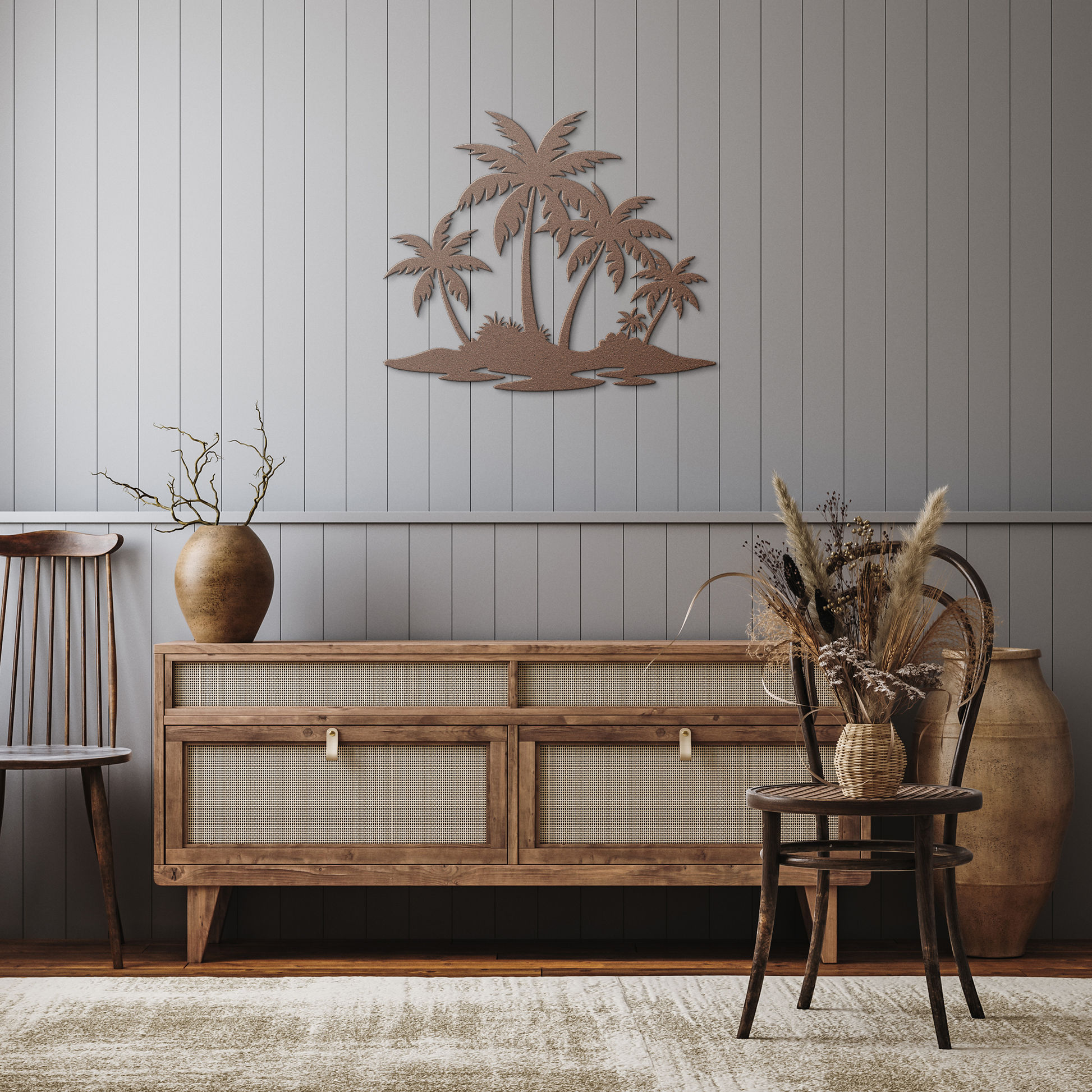 Tropical_Island_Palm_Trees_Metal_Sign_Copper_Rustic_Hallway_Mockup.png_15677903