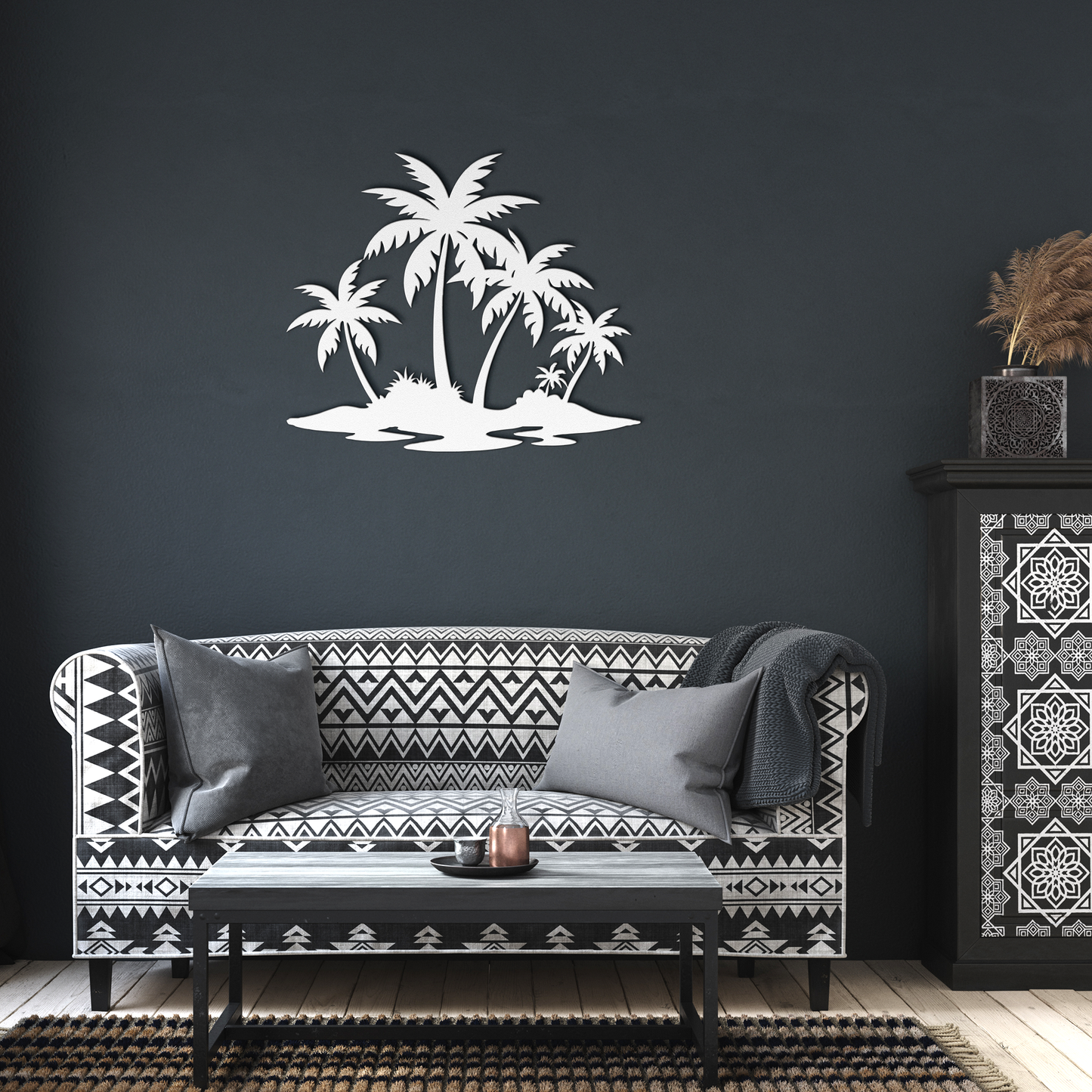 Tropical_Island_Palm_Trees_Metal_Sign_White_Dark_Living_Room_Mockup.png_15677900