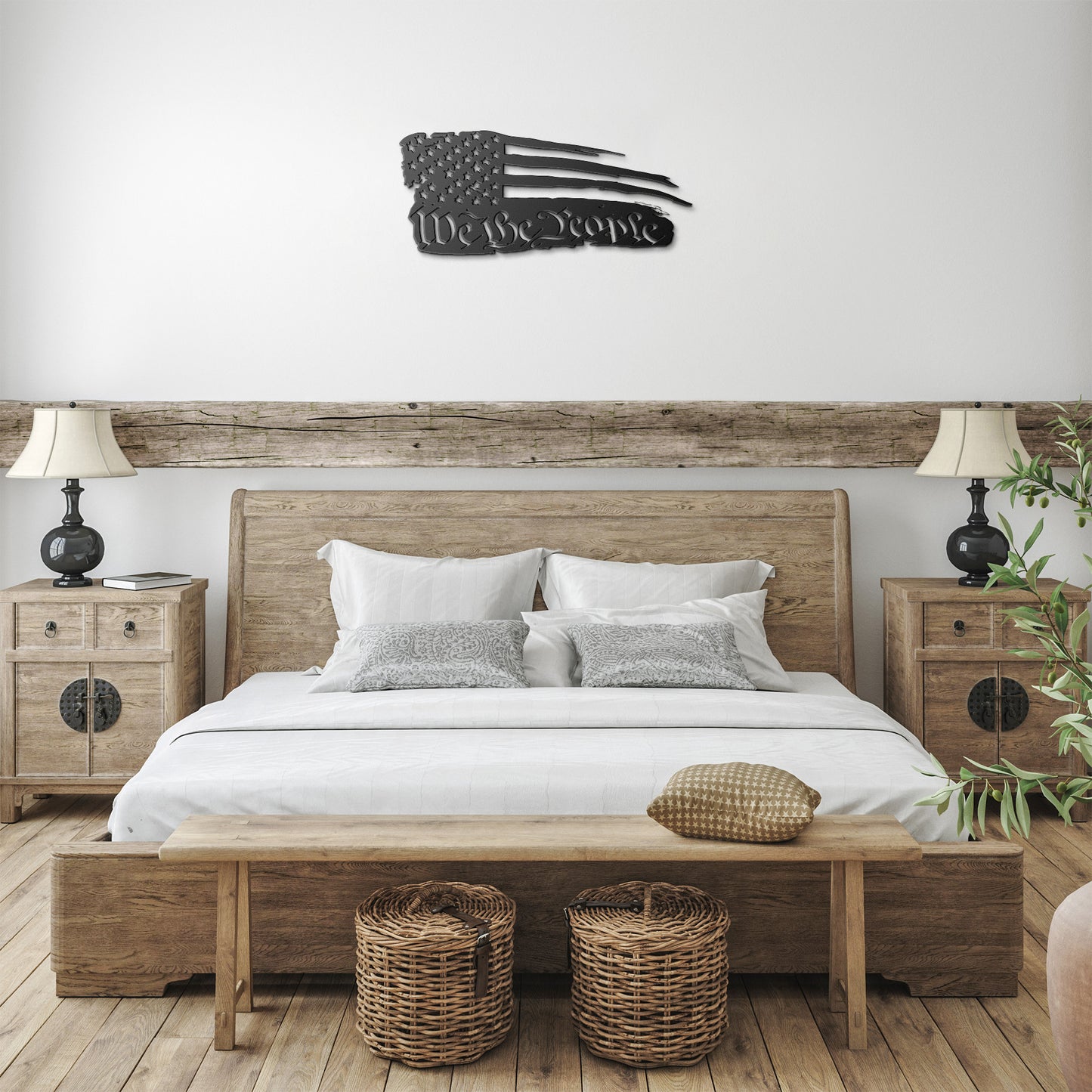 We The People American Flag, Patriotic 'We The People' USA Flag Metal Sign,America, 4th of July