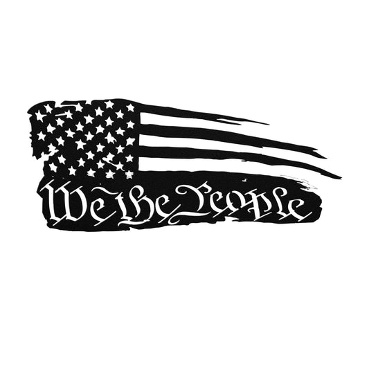 We The People American Flag, Patriotic 'We The People' USA Flag Metal Sign,America, 4th of July