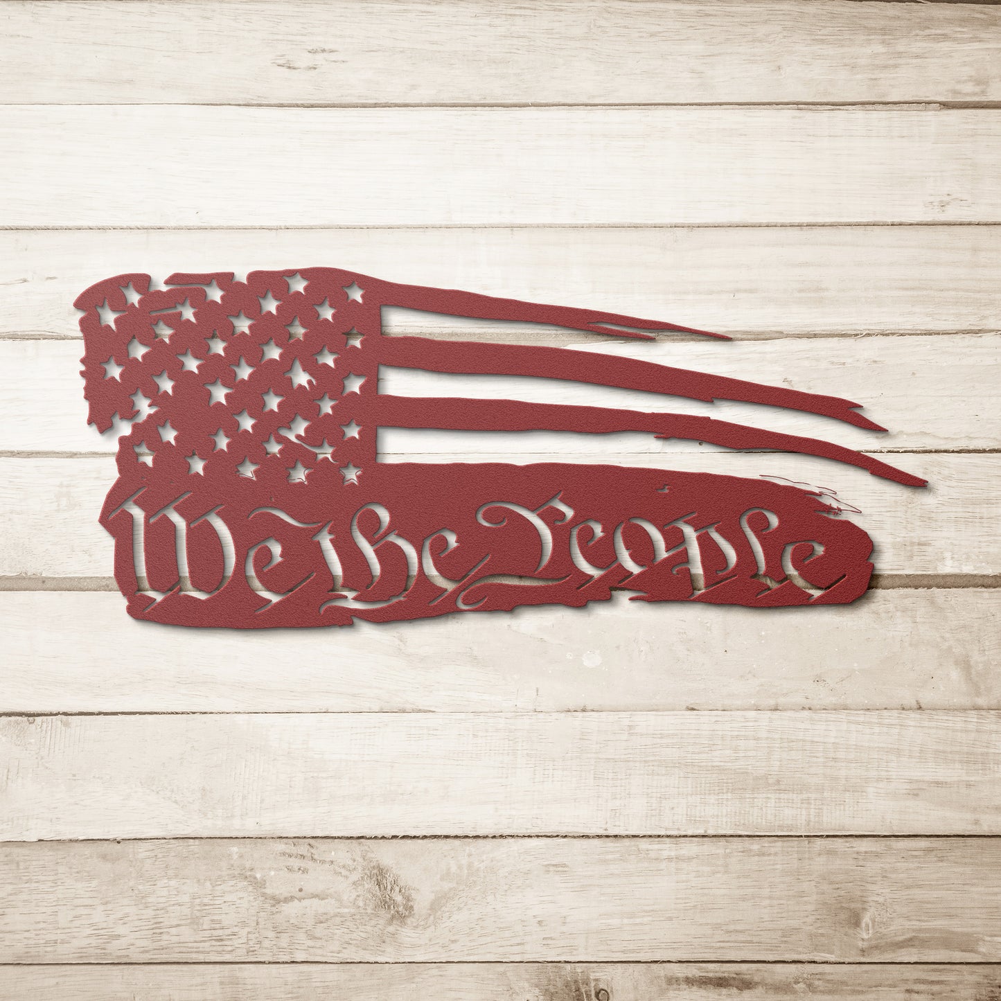 We The People American Flag, Patriotic 'We The People' USA Flag Metal Sign,America, 4th of July