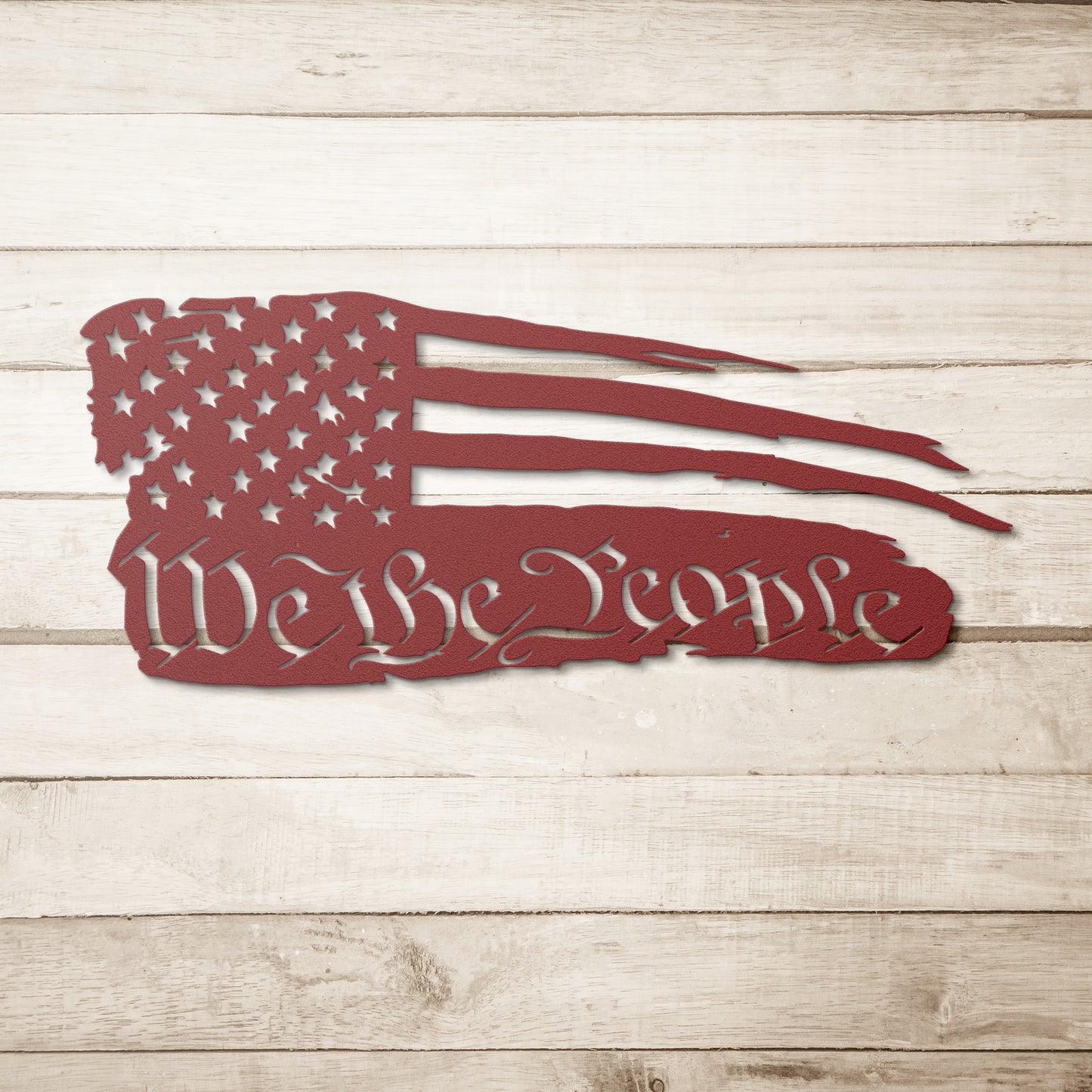 We The People American Flag, Patriotic 'We The People' USA Flag Metal Sign,America, 4th of July